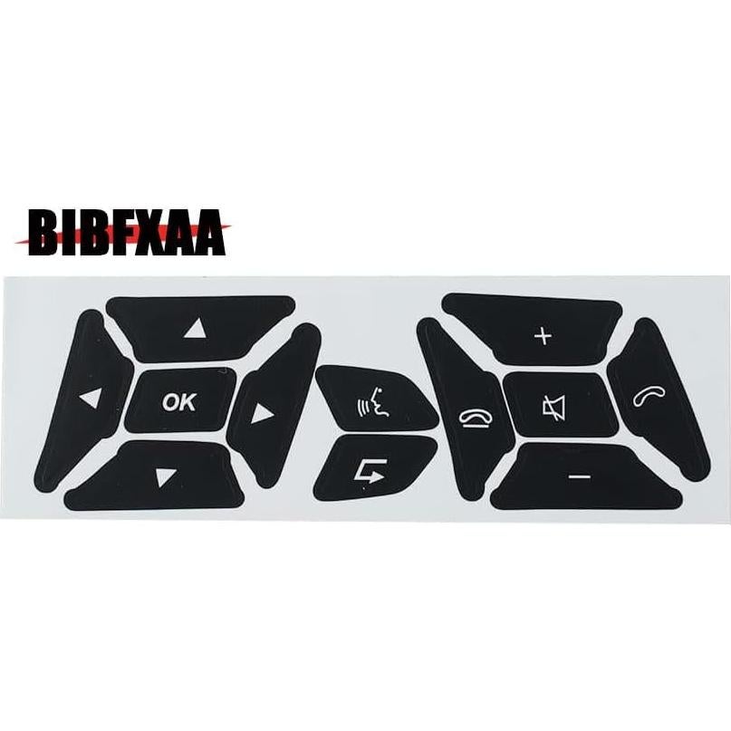 Kit Adhesivos Reparación Botones Mercedes Benz BIBAA Negro