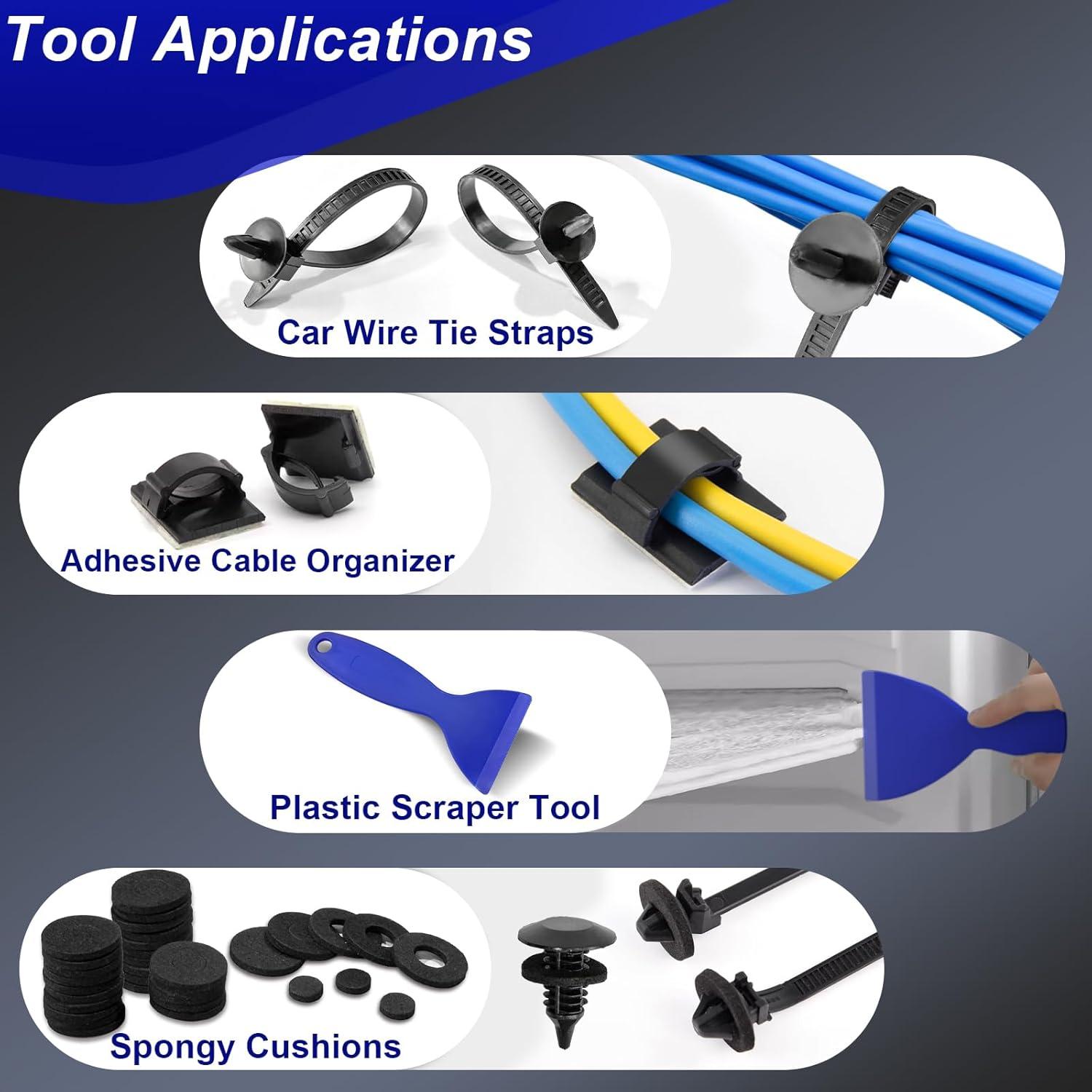 Kit de Herramientas de Remoción de Molduras Doaho 238 Pcs