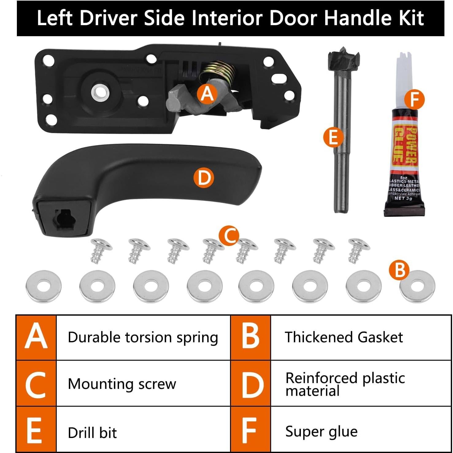 Manija de Puerta Izquierda VKVXCLON para Silverado 2007-2014