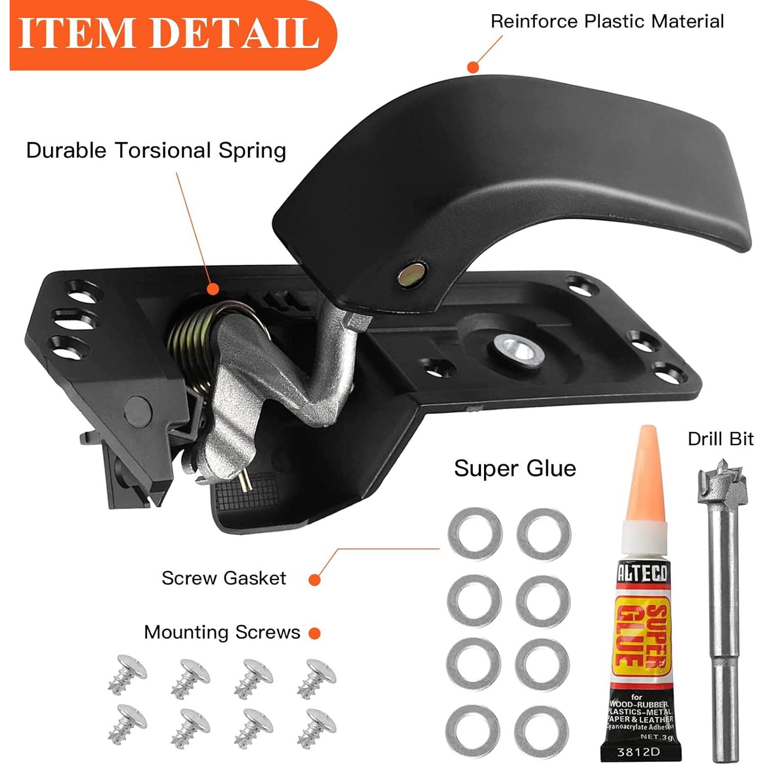 Manija de Puerta Interior Izquierda E-Vniko DH002 para Chevy/GMC