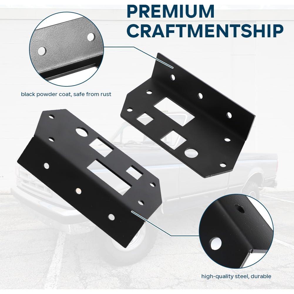 Kit Placa Refuerzo Manija Puerta AUTOVIC Ford F-Series 1980-1997