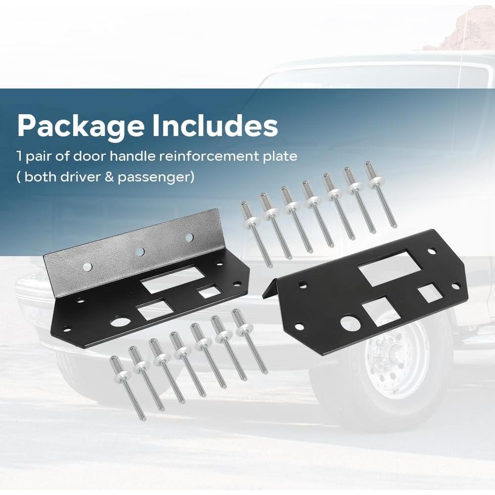 Kit Placa Refuerzo Manija Puerta AUTOVIC Ford F-Series 1980-1997