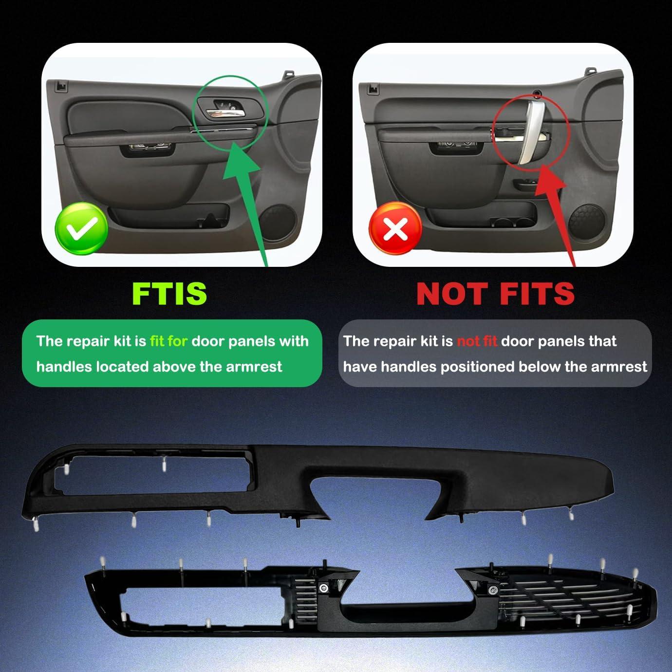 Kit Reparación Apoyabrazos Izquierdo YURLOCY Chevy/GMC 2010-2014