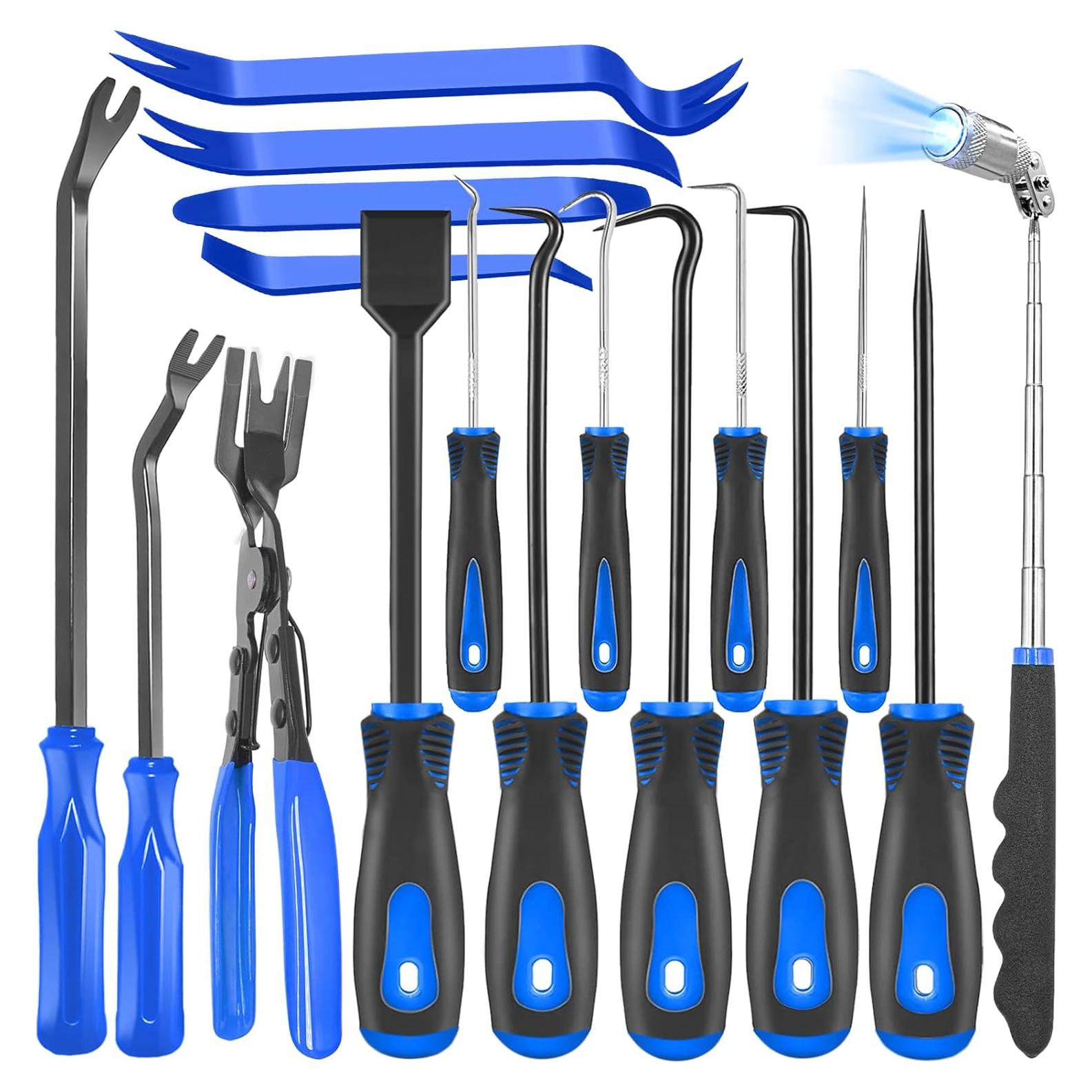 Juego de herramientas de gancho y extractor Doaho 17 piezas