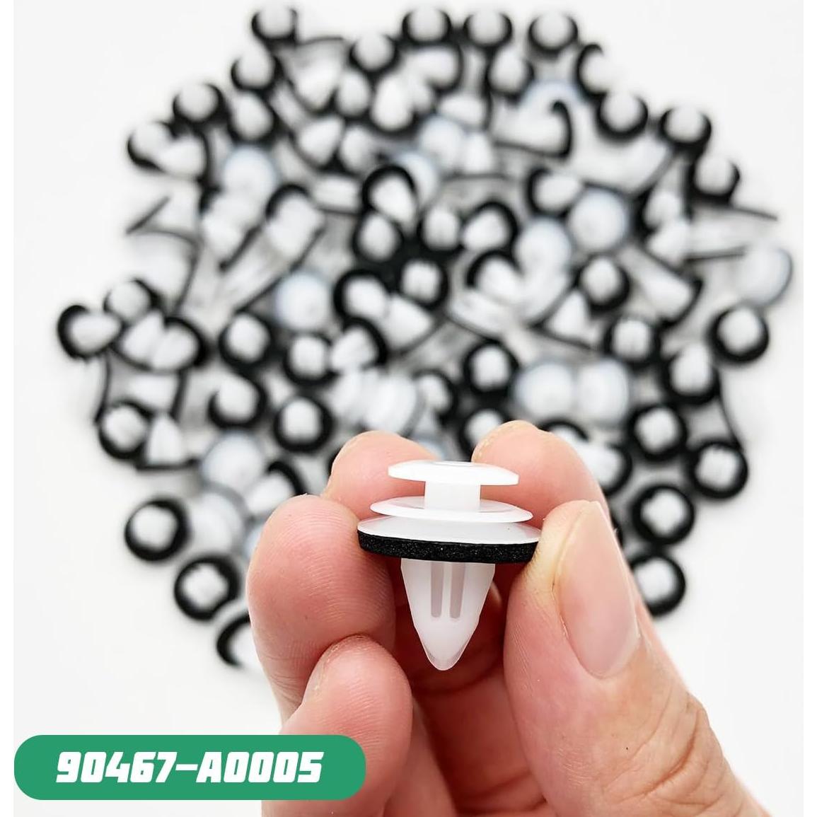 Kit de 105 Clips de Retención HZEL para Panel de Puerta