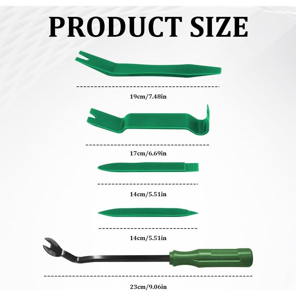 Juego de herramientas de extracción de molduras QZTYTY 5 piezas