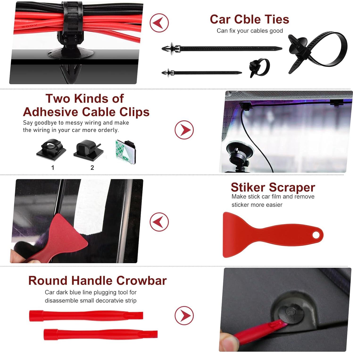 Kit de Herramientas de Remoción de Molduras AKLFEX 432 Piezas