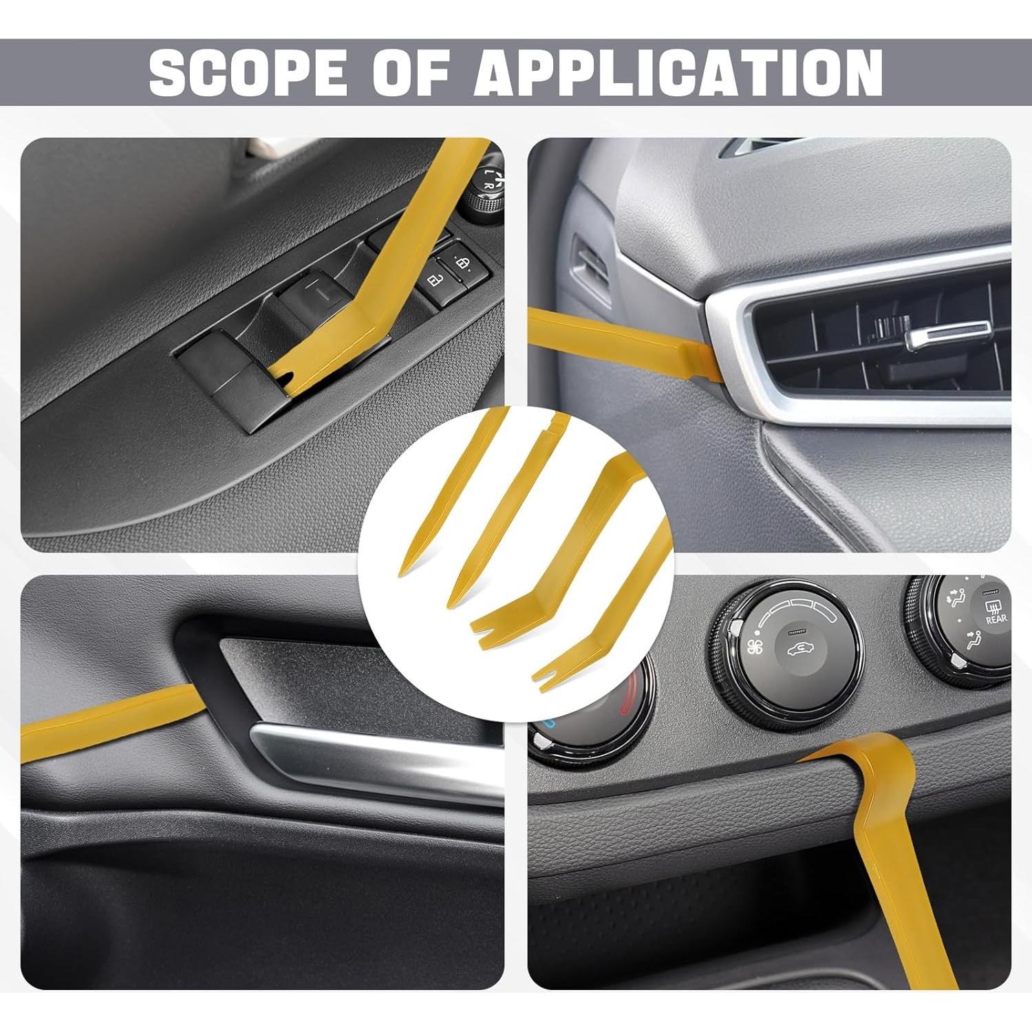 Kit de Herramientas para Remover Molduras de Auto Wuyaoyao 5 Piezas