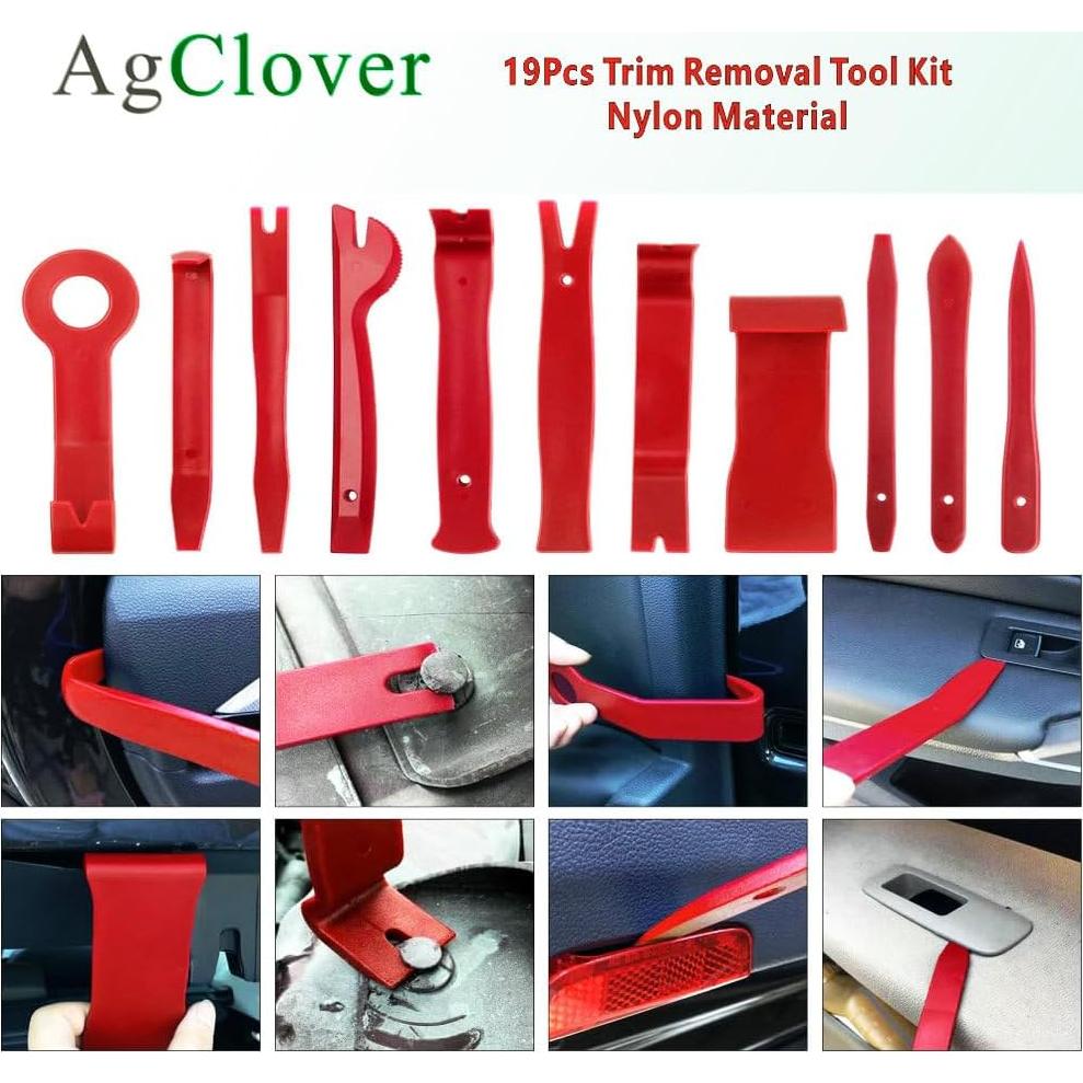 Juego de herramientas de extracción de molduras AgClover 19 piezas