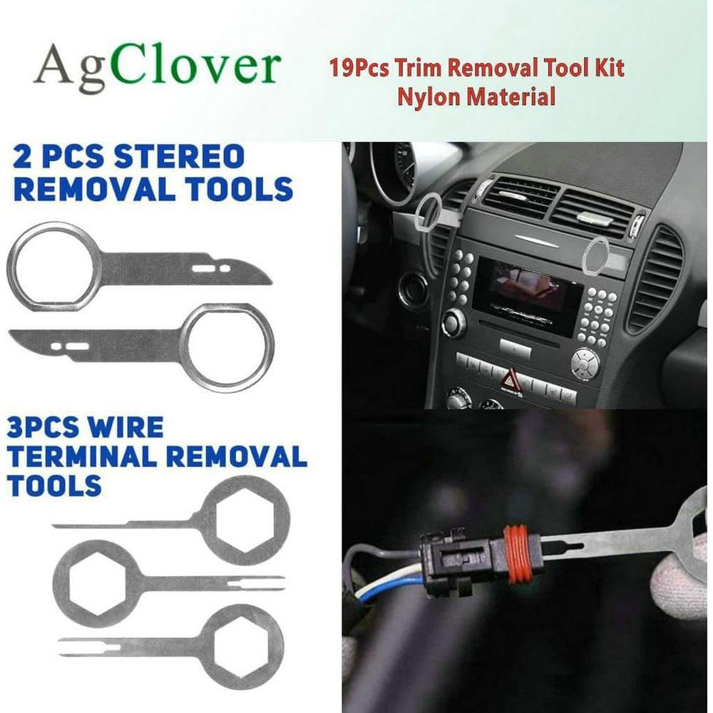 Juego de herramientas de extracción de molduras AgClover 19 piezas