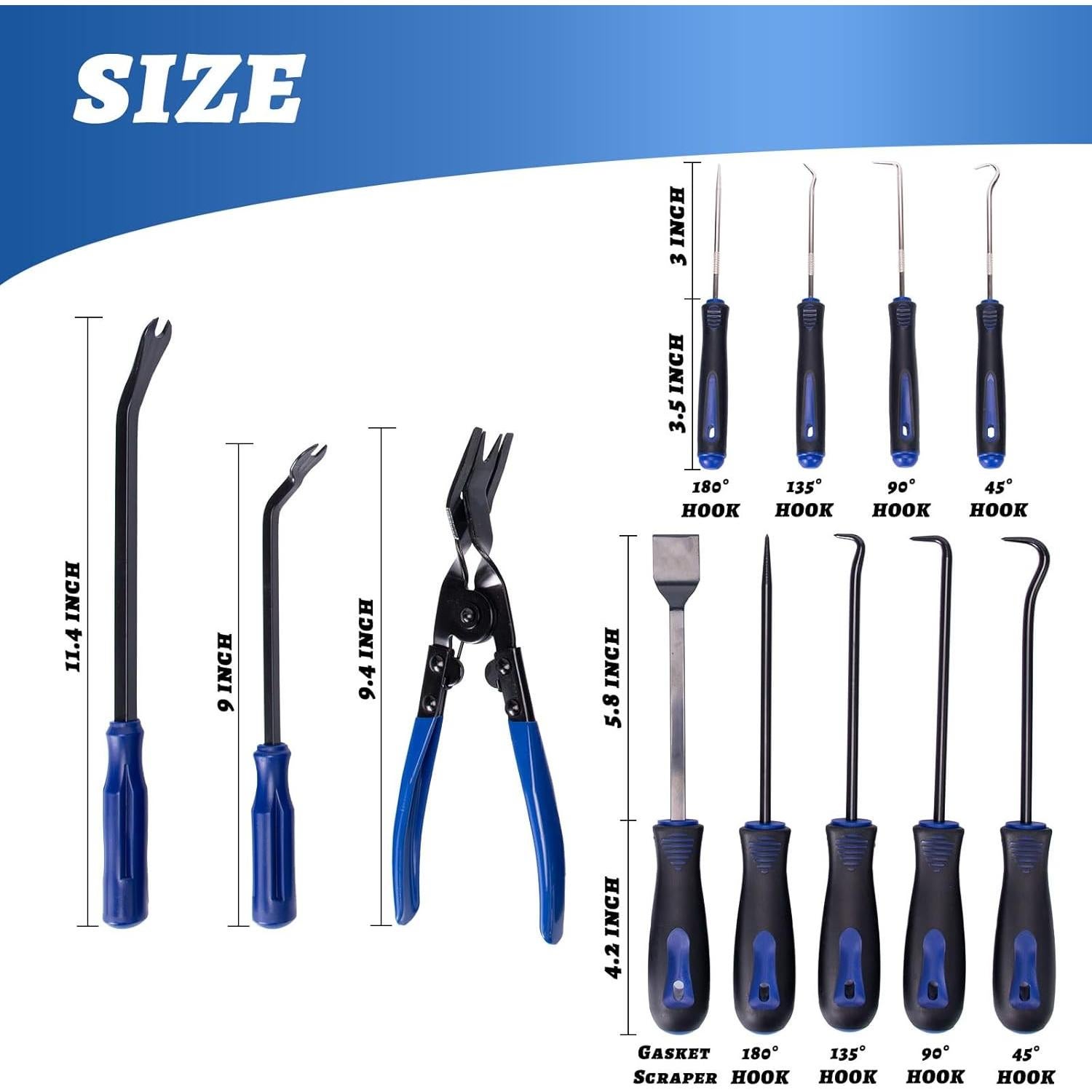 Kit de Herramientas de Extracción Automotriz YCHOW-TECH 17 Piezas