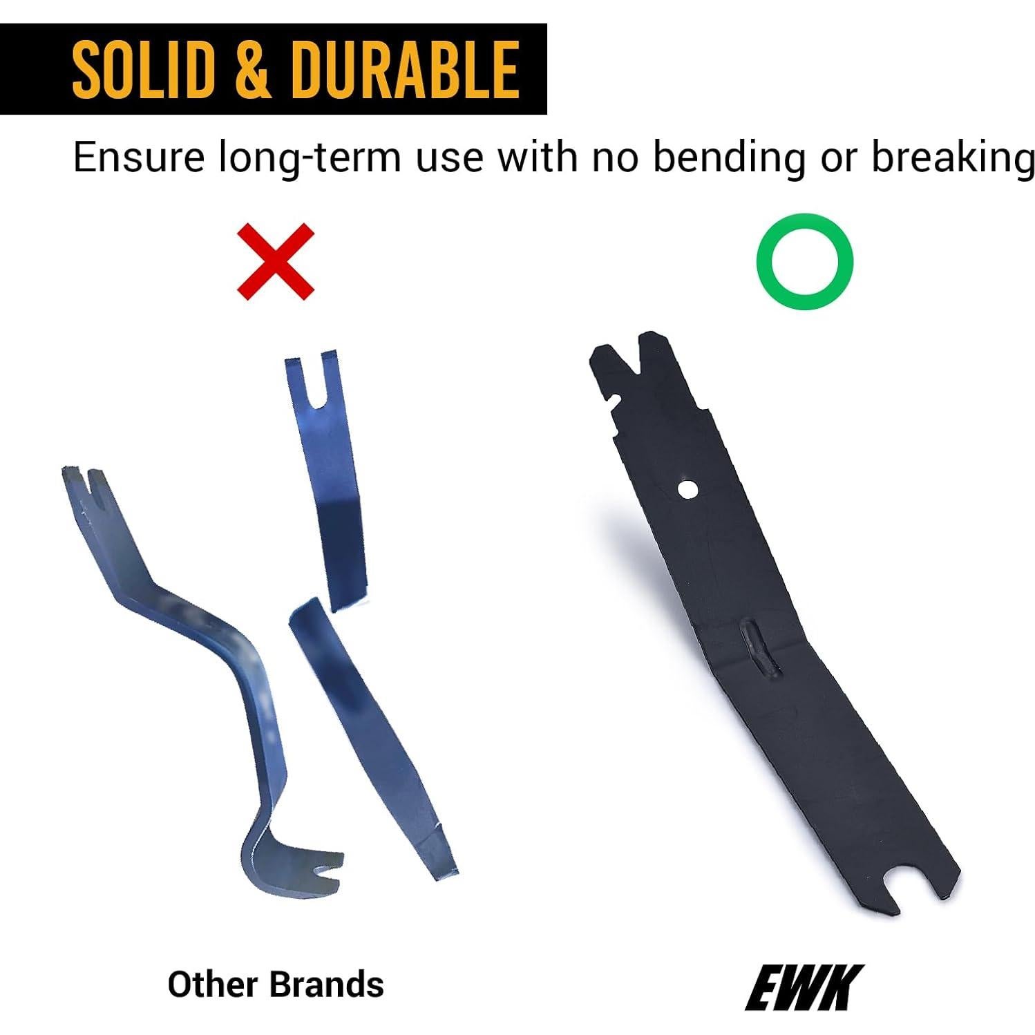 Juego de Herramientas EWK para Eliminación de Molduras 4 Piezas