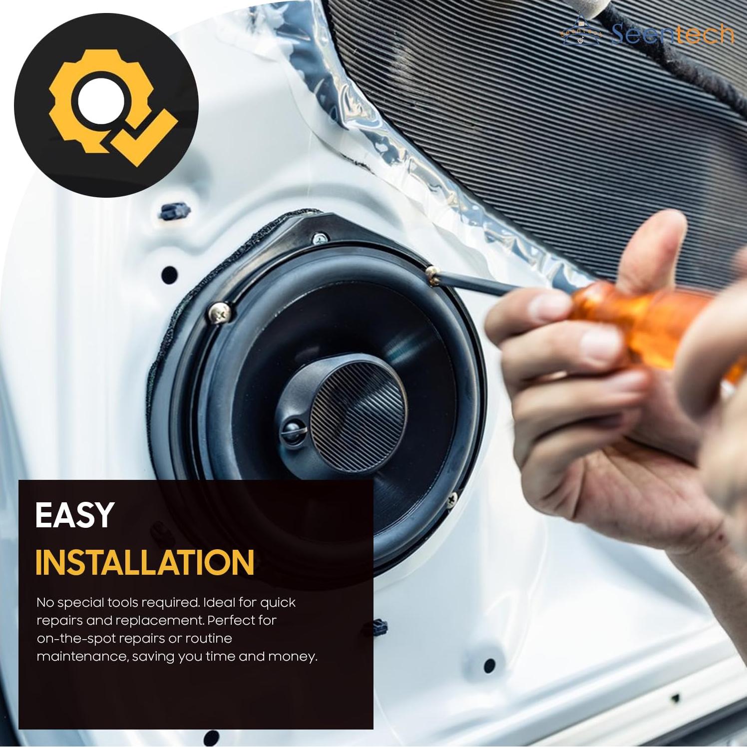 Kit de Clips U y Tornillos Seentech 170 Piezas para Automóviles