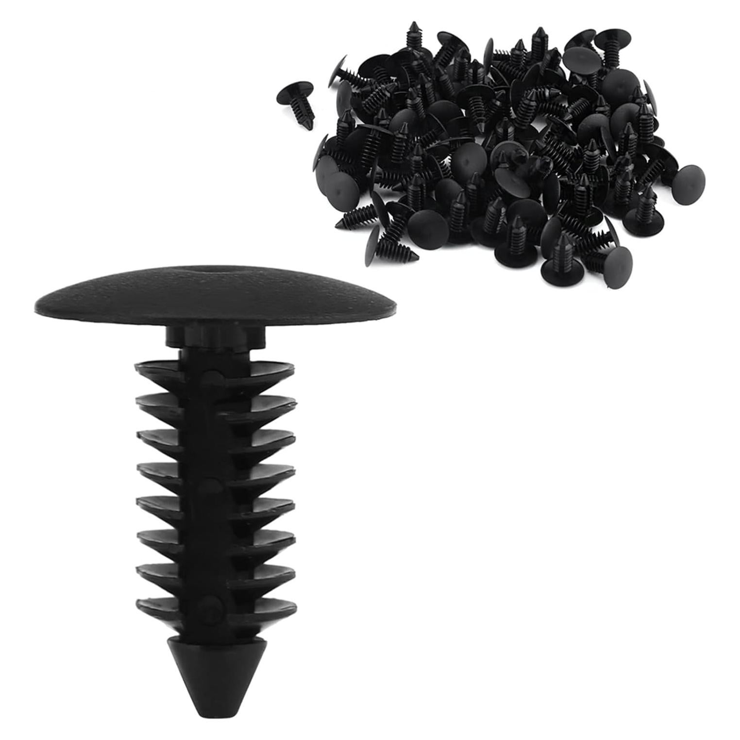 Kit de 100 Clips de Remache Universales Astibym 7.5mm Nylon