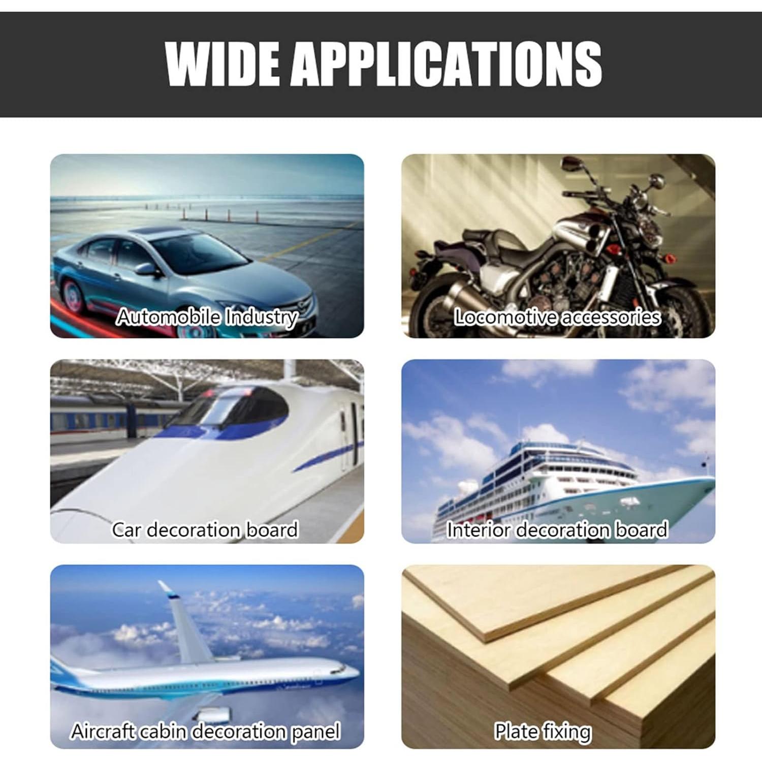 Kit de 100 Clips de Remache Universales Astibym 7.5mm Nylon