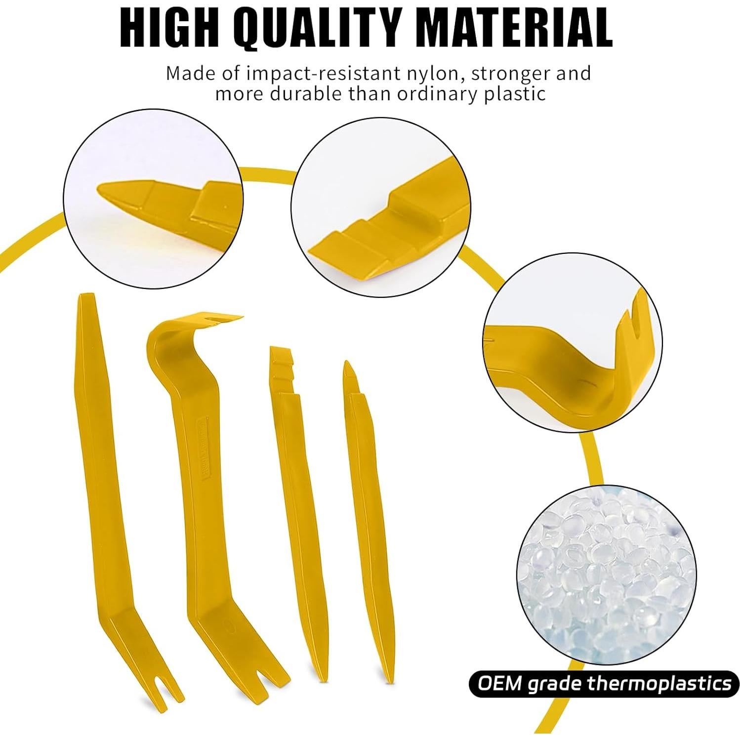 Kit de herramientas Wogomz para quitar molduras de auto 5 piezas