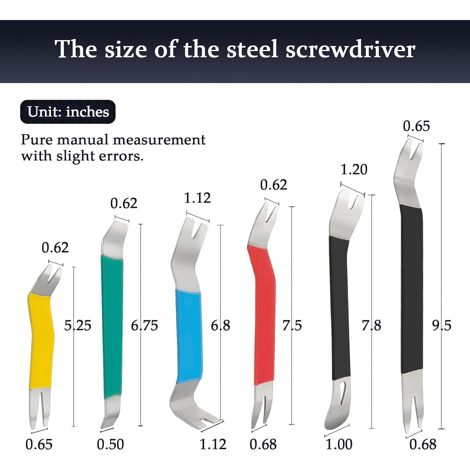 Kit de herramientas de extracción de molduras Newkita 6 piezas