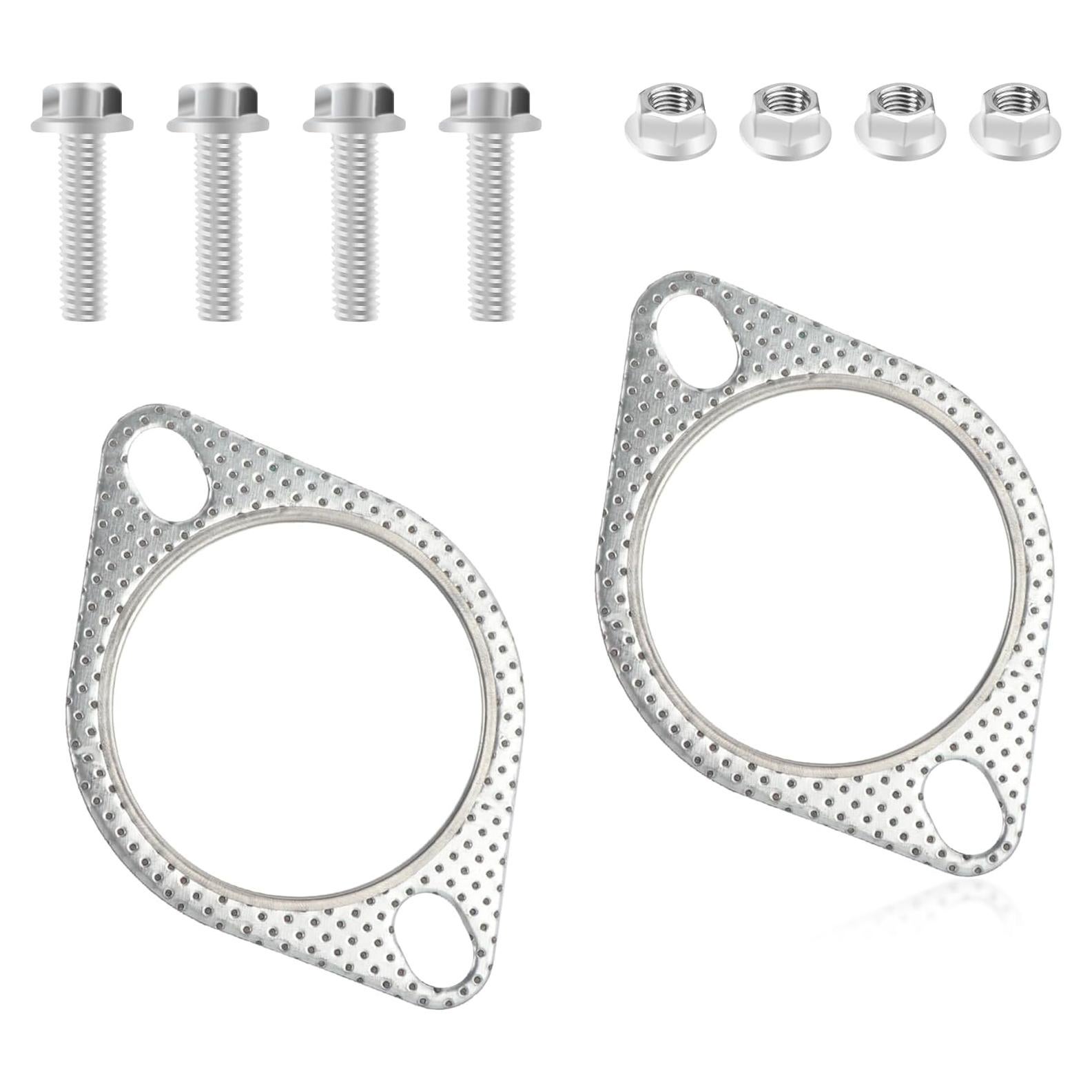 Juego de Junta de Flange de Escape KIFIDAN 7.62 cm 2PCS + Tornillos