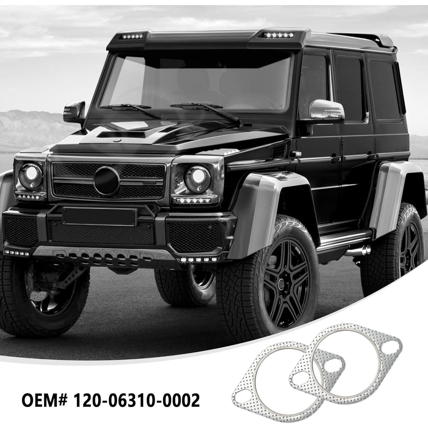 Juego de Junta de Flange de Escape KIFIDAN 7.62 cm 2PCS + Tornillos