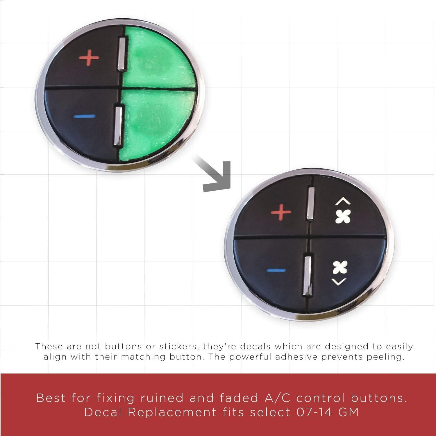 Kit de Reparación de Botones de A/C OxGord - Compatible GM 2007-2014