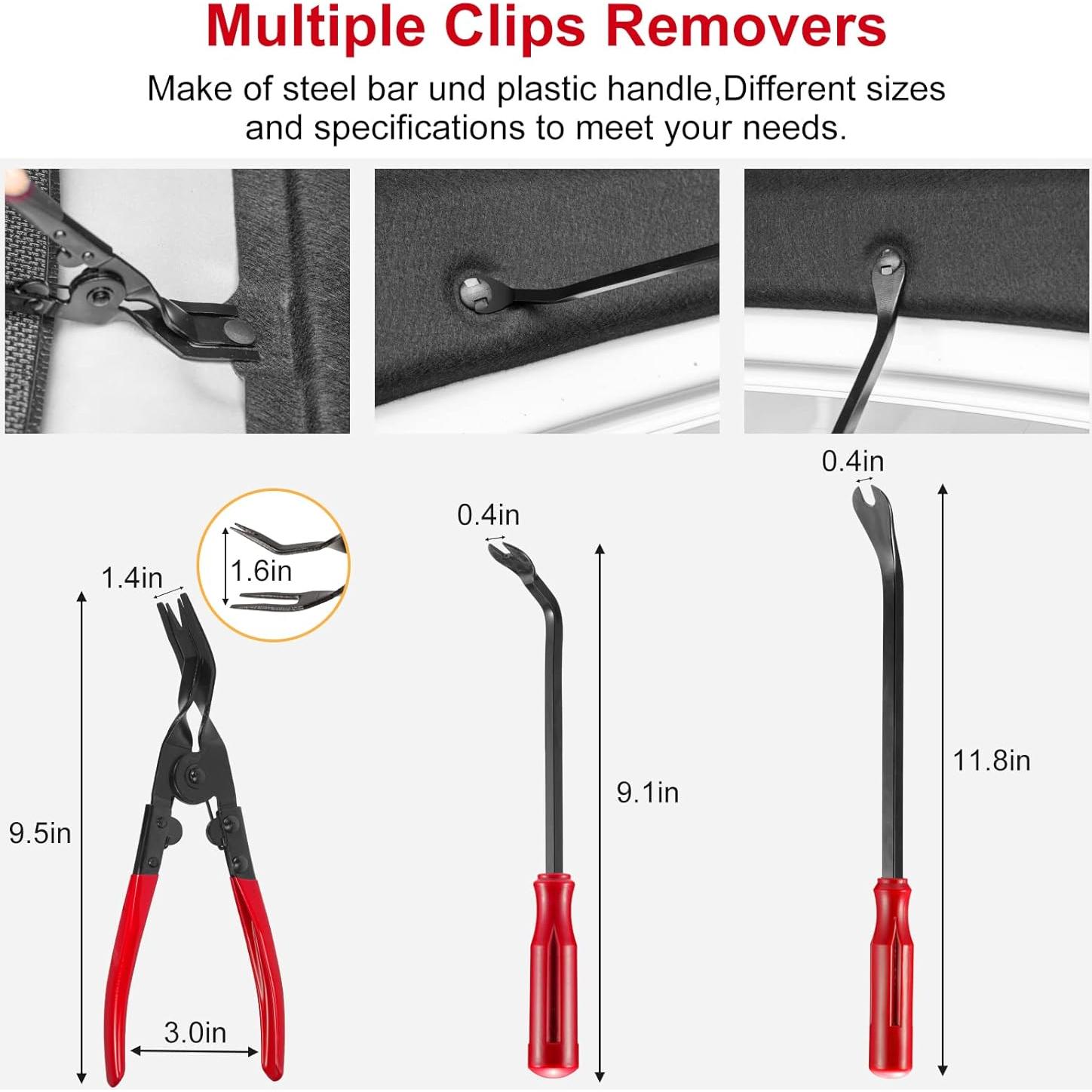 Kit de herramientas de extracción de molduras 330 piezas Hochferr