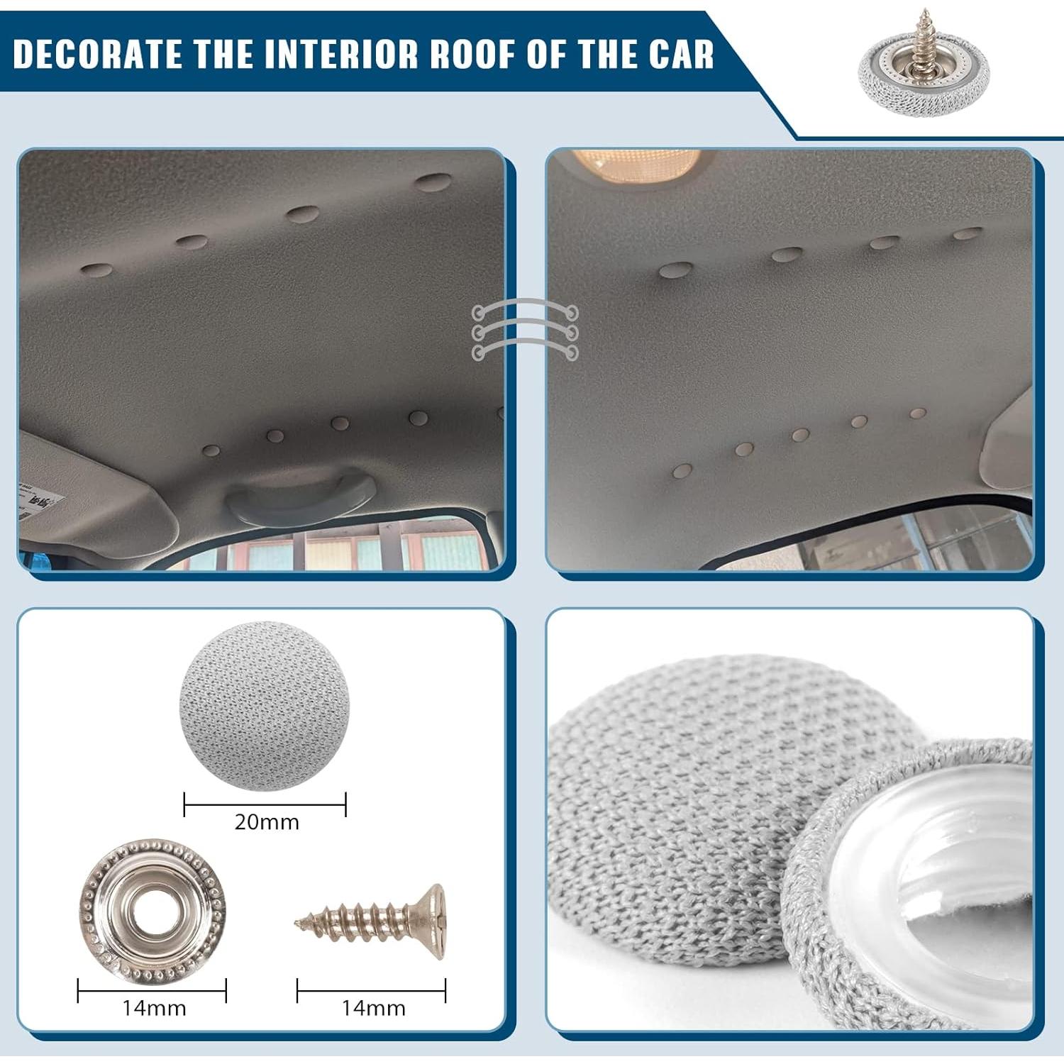 Kit de Reparación de Techo de Coche OTUAYAUTO 60 Piezas