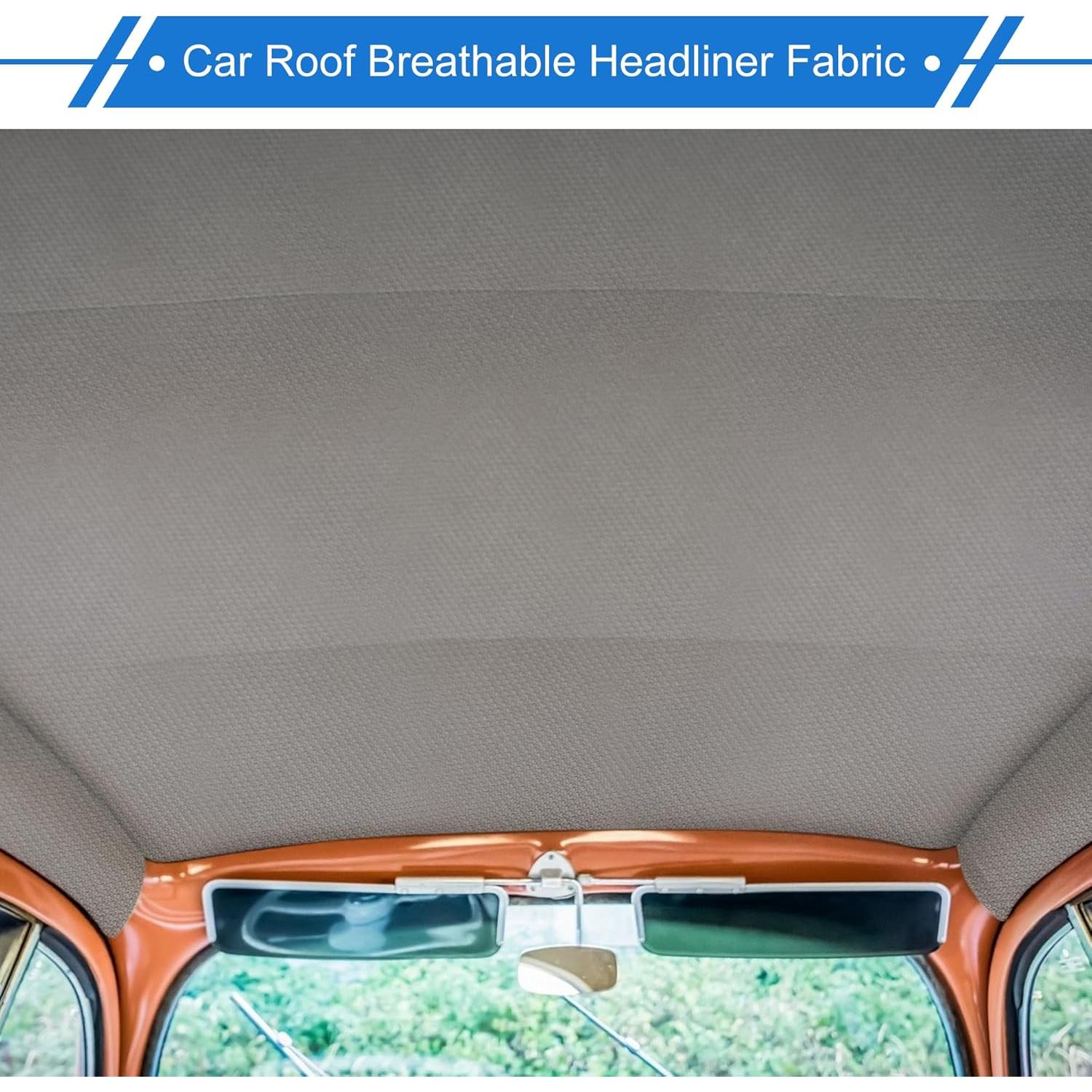 Tejido de Cabecera Automotriz VekAuto 215x152 cm Gris Oscuro