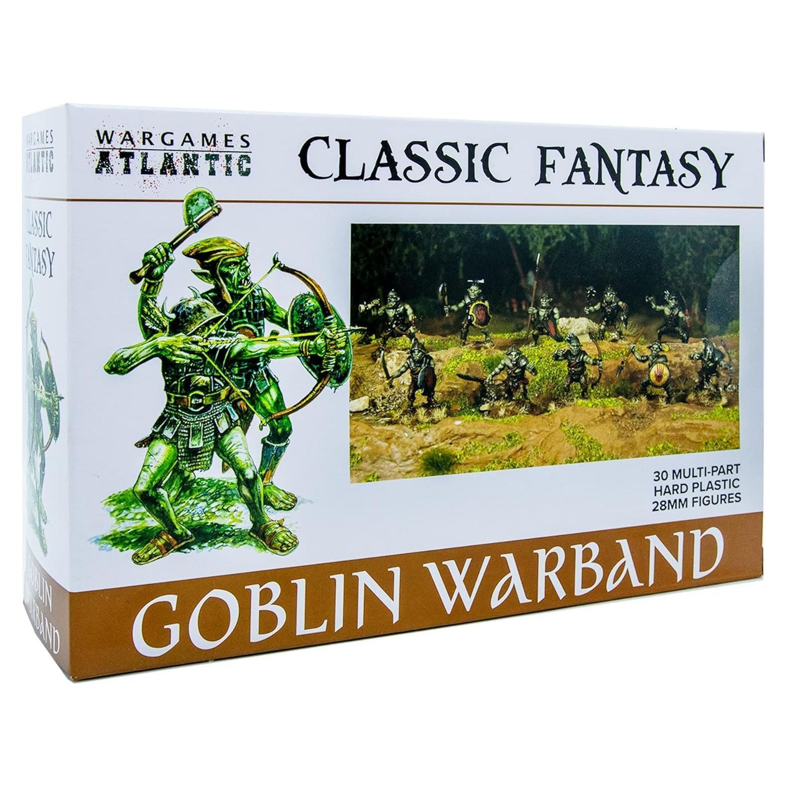 Banda de Guerreros Goblin Wargames Atlantic - 30 Figuras 28mm