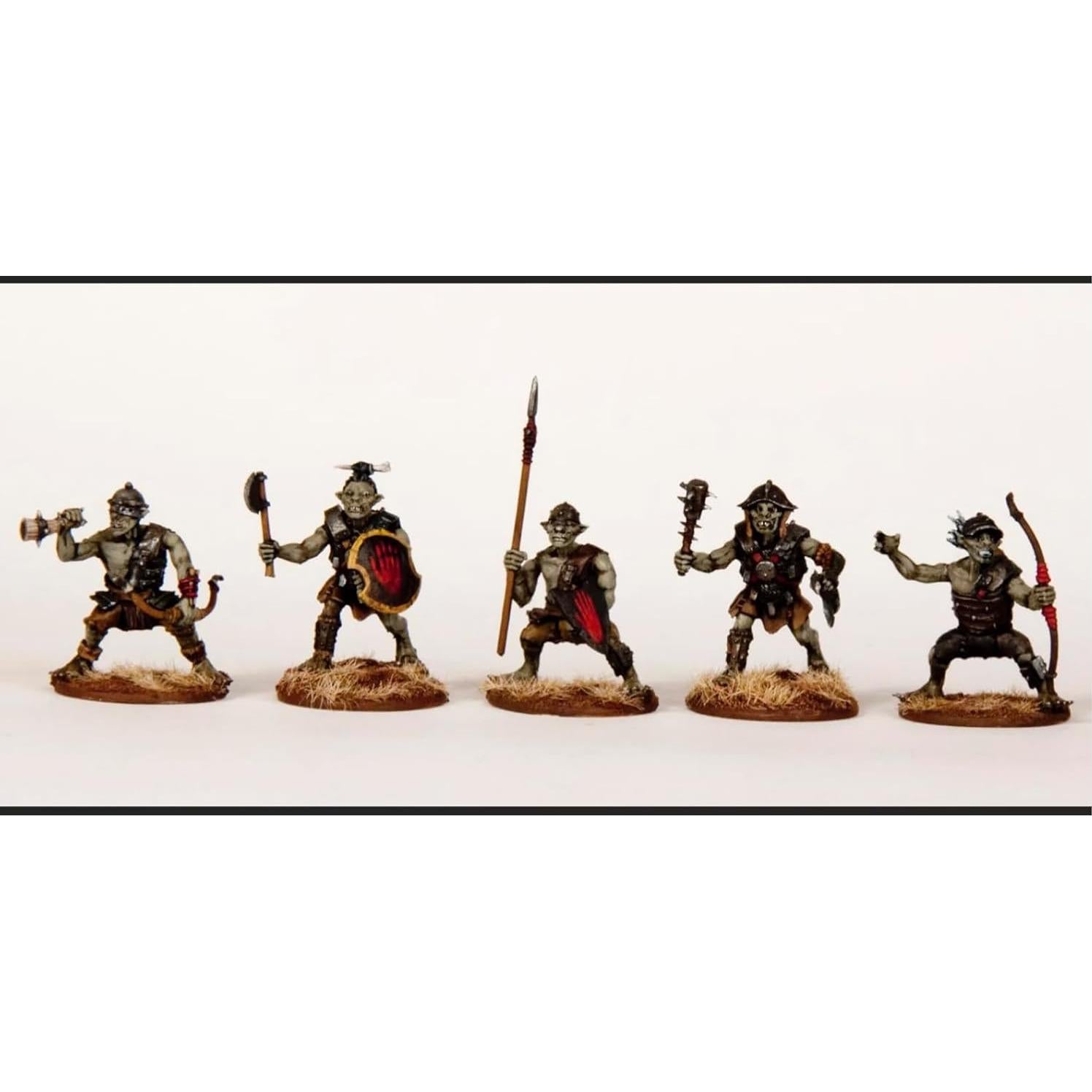 Banda de Guerreros Goblin Wargames Atlantic - 30 Figuras 28mm