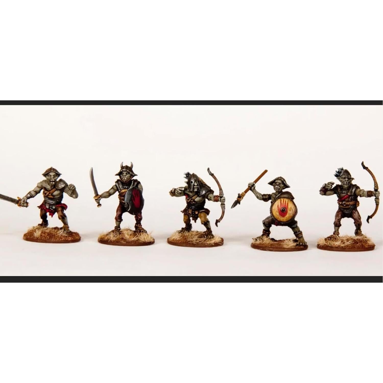 Banda de Guerreros Goblin Wargames Atlantic - 30 Figuras 28mm