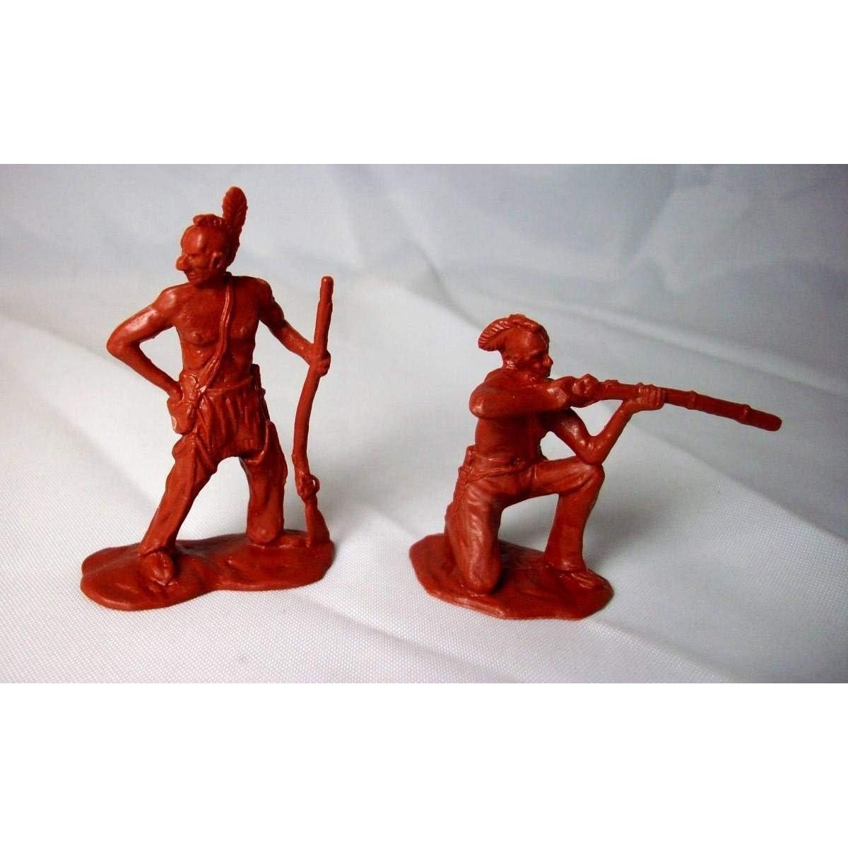 Soldados de Juguete Clásicos Indios Mohawk 54mm 12 Figuras