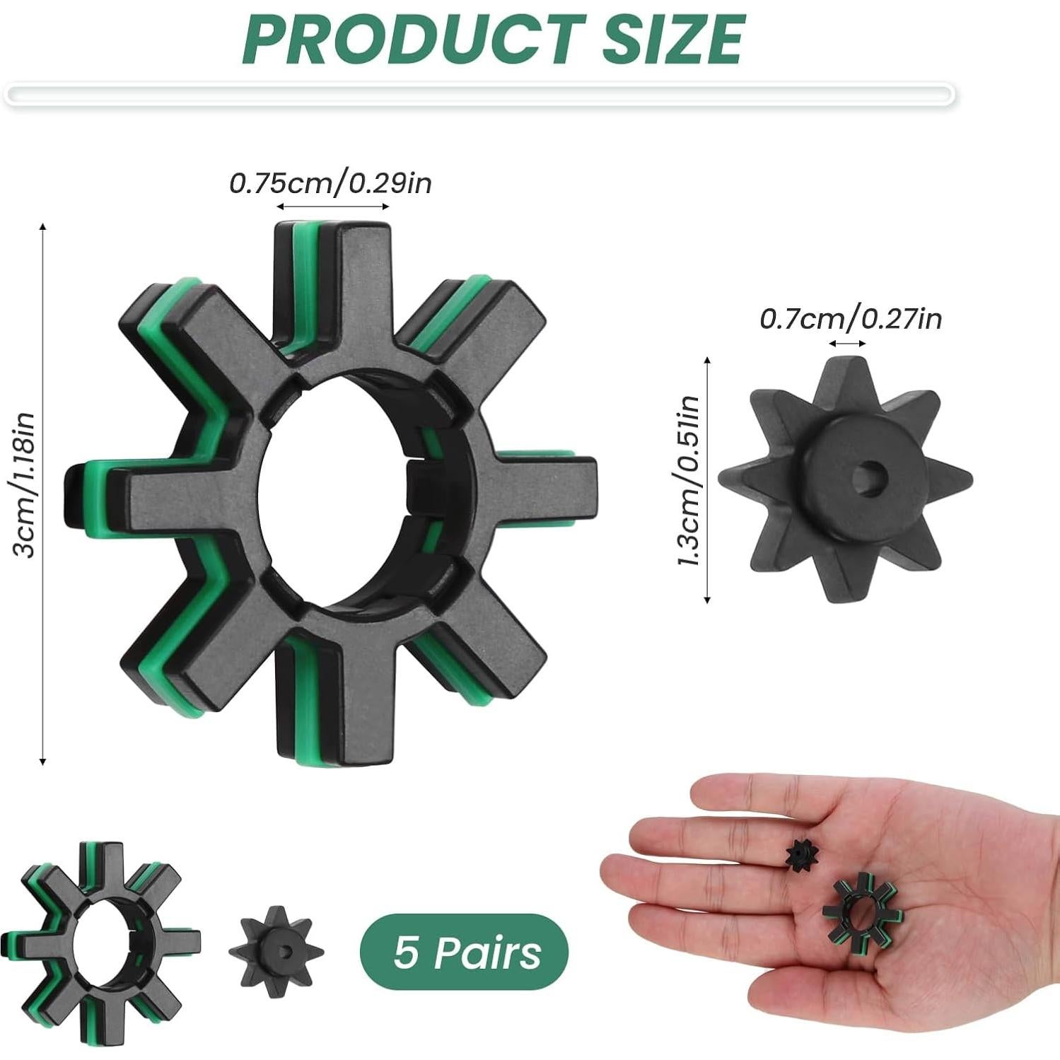 Kit de Bujes de Acoplamiento de Dirección Asistida TNJPSEK 5 Piezas