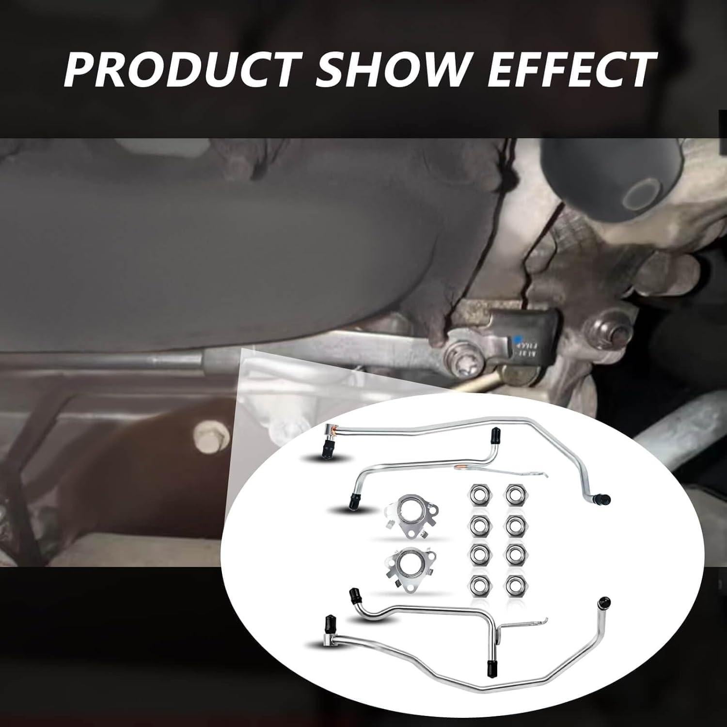 Kit de Línea de Refrigerante Turbo ZAIGANMA 926-186/187 para Ford