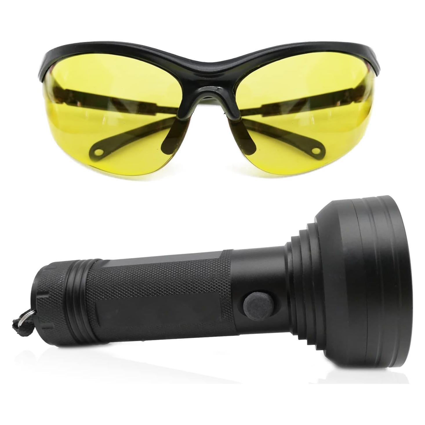 Kit Detección Fugas UV AC RBOKO con Linterna LED y Gafas