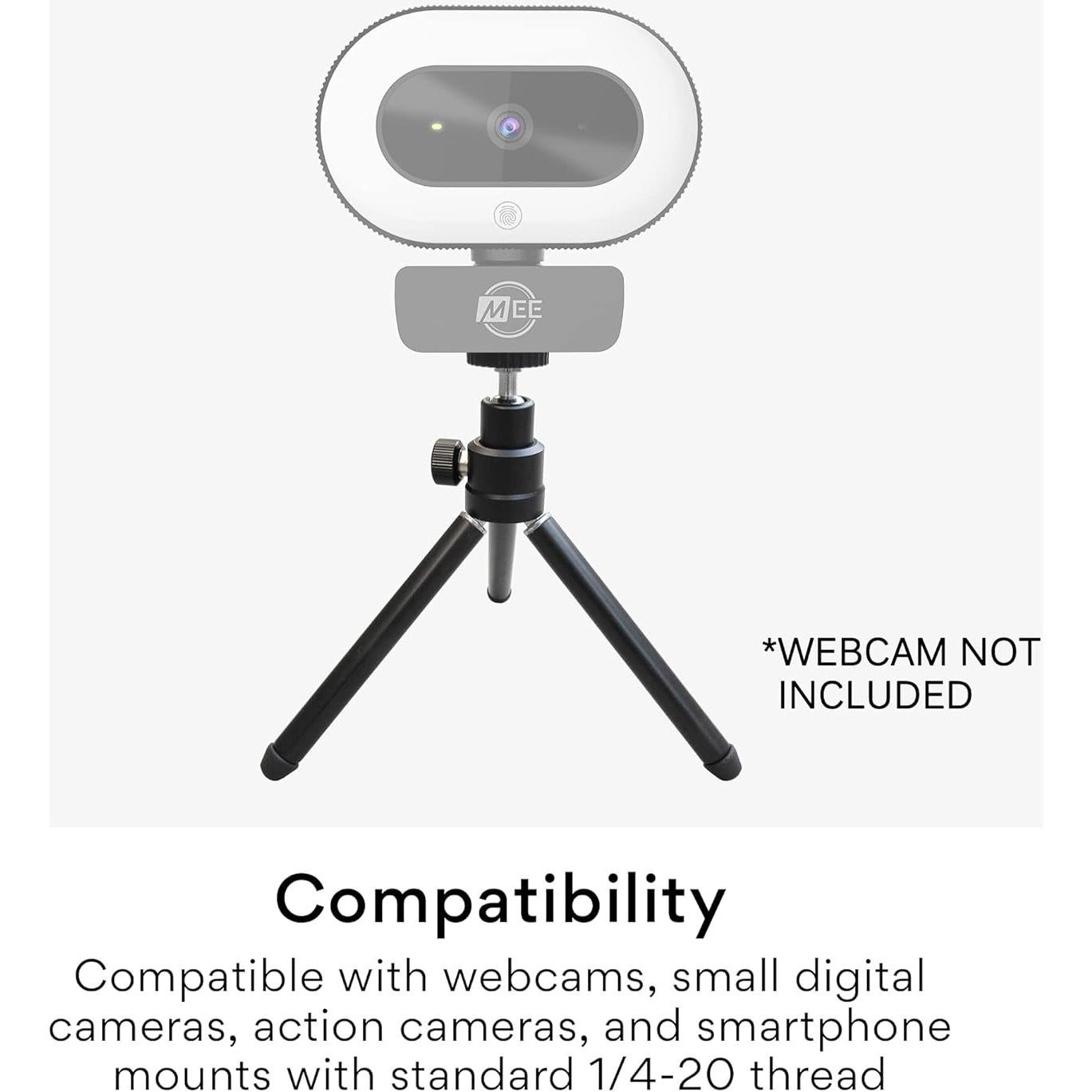 Mini Trípode MEE audio CAM-TRIPOD para Webcams y Cámaras