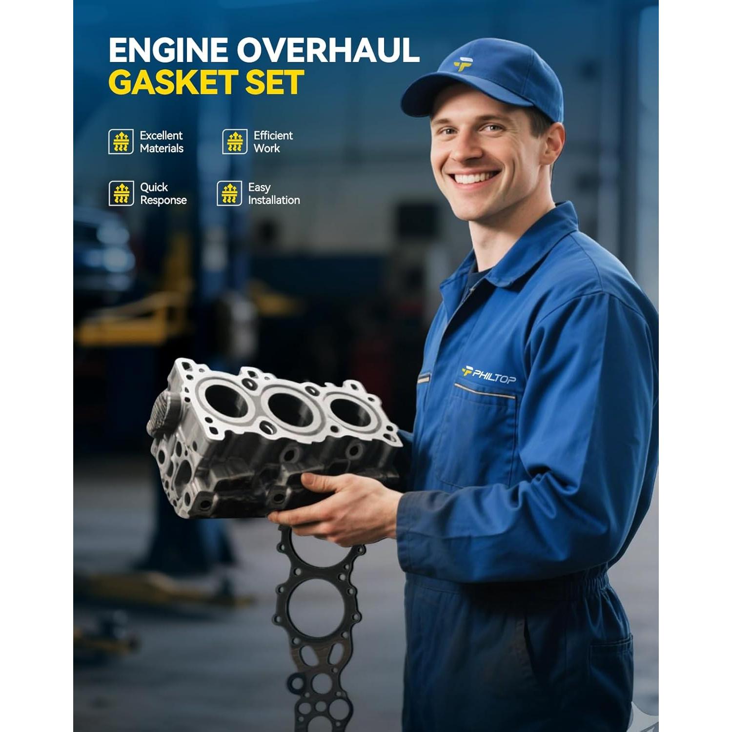 Juego de Junta de Culata PHILTOP HS9790PT-15 para F150/Expedition