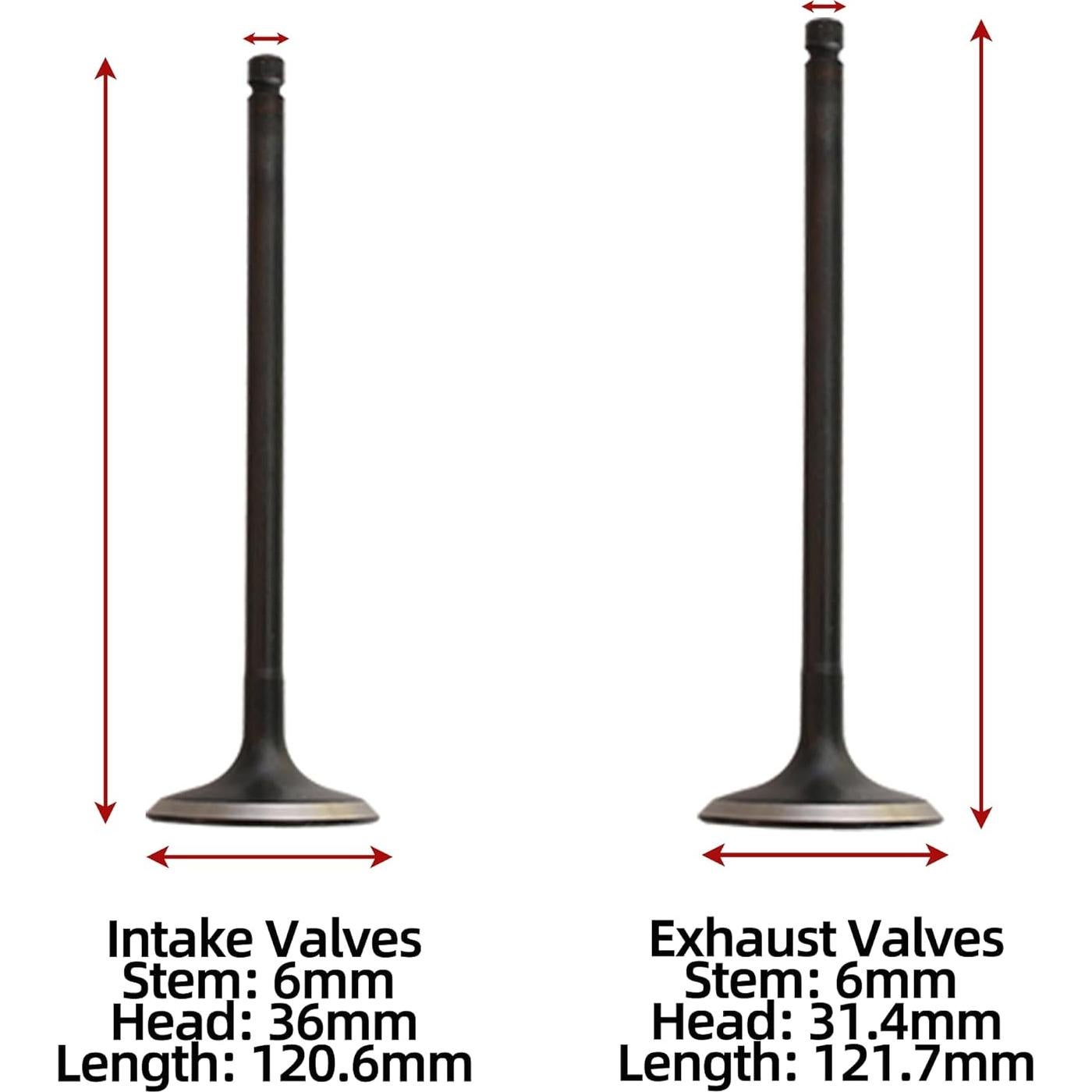 Conjunto de Junta de Culata JAVOUKA + Tornillos + Válvulas Subaru 2.5L