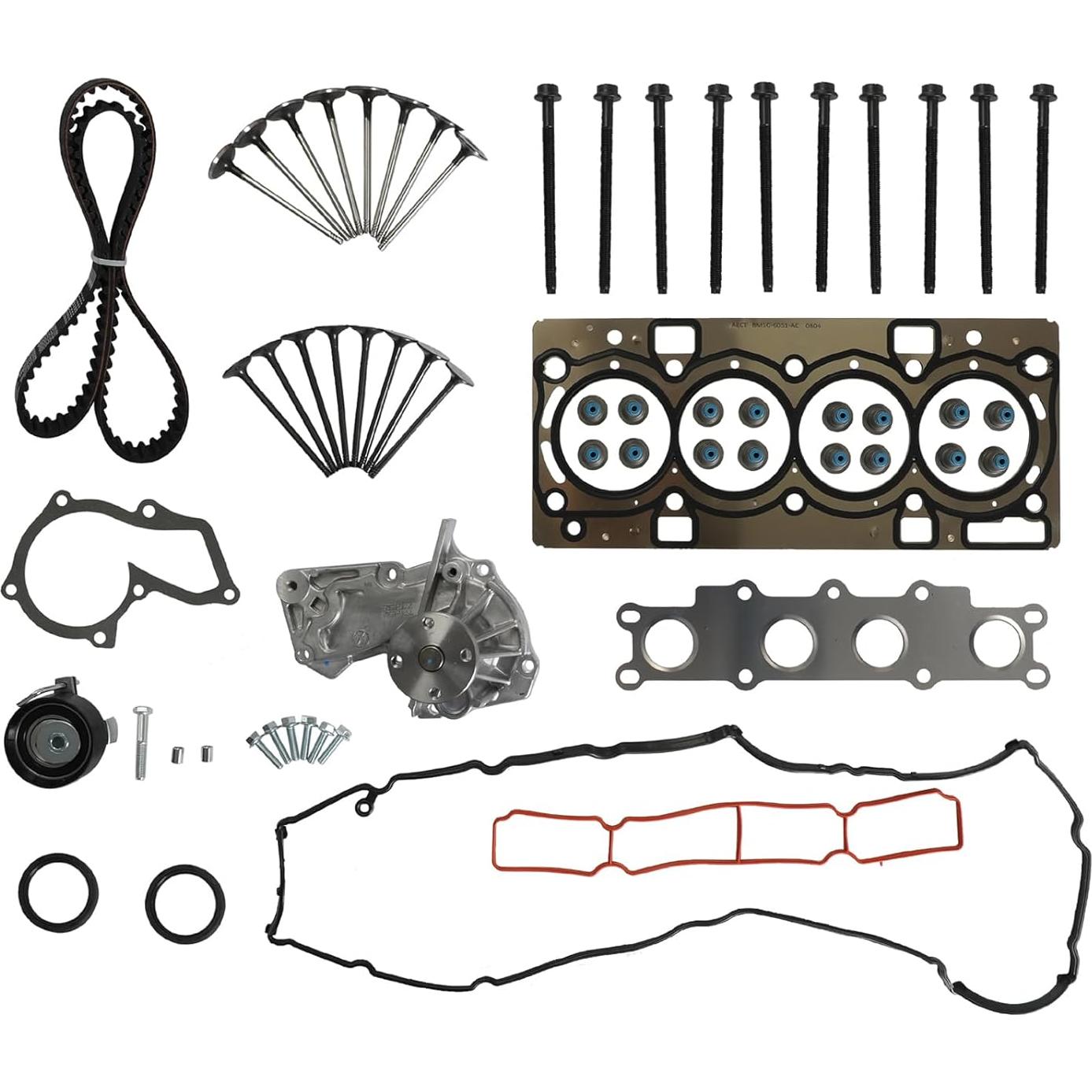 Juego de Junta de Culata y Correa de Tiempo GPQ para Ford 1.6L