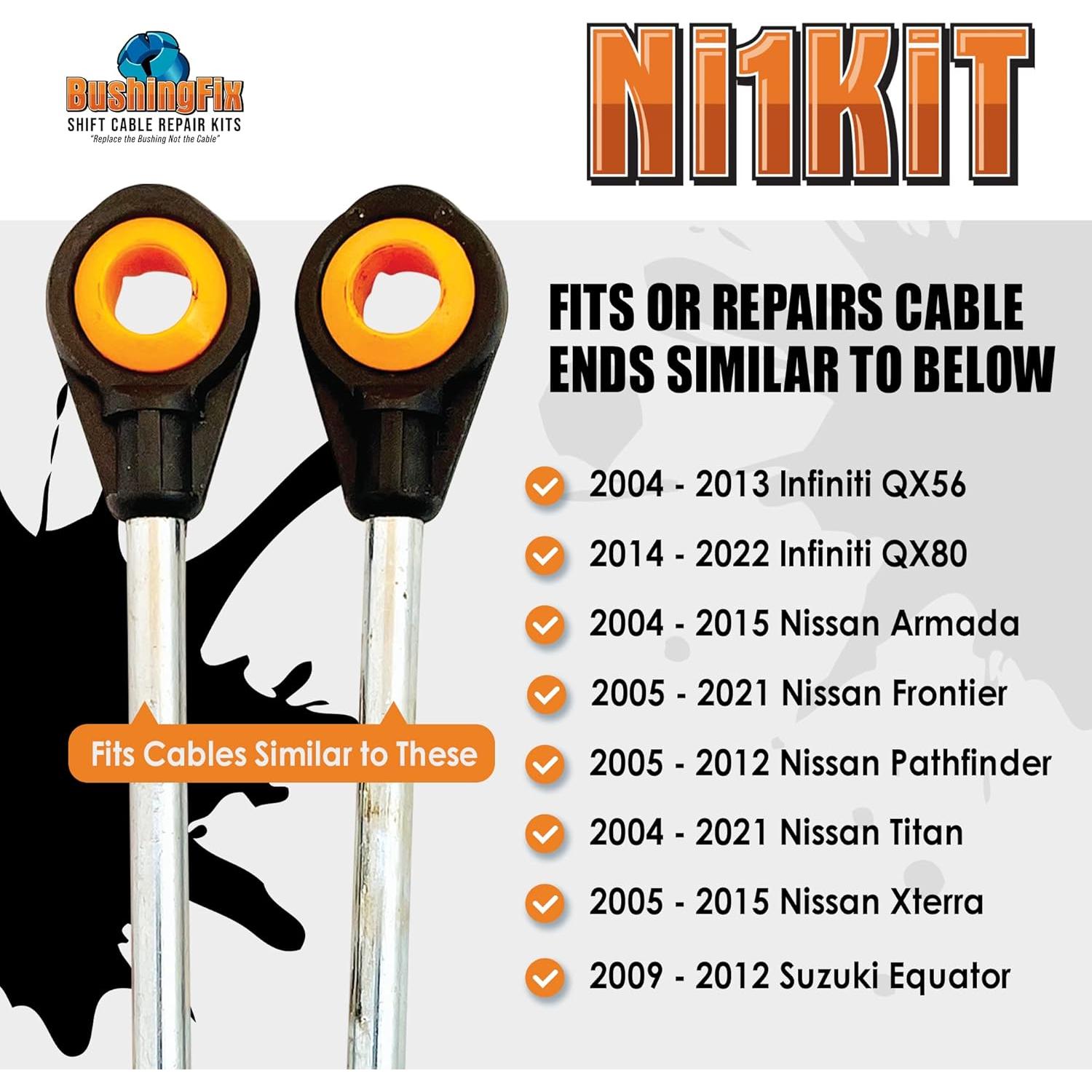 Kit de Reparación de Bushings BushingFix NI1KIT para Nissan e Infiniti
