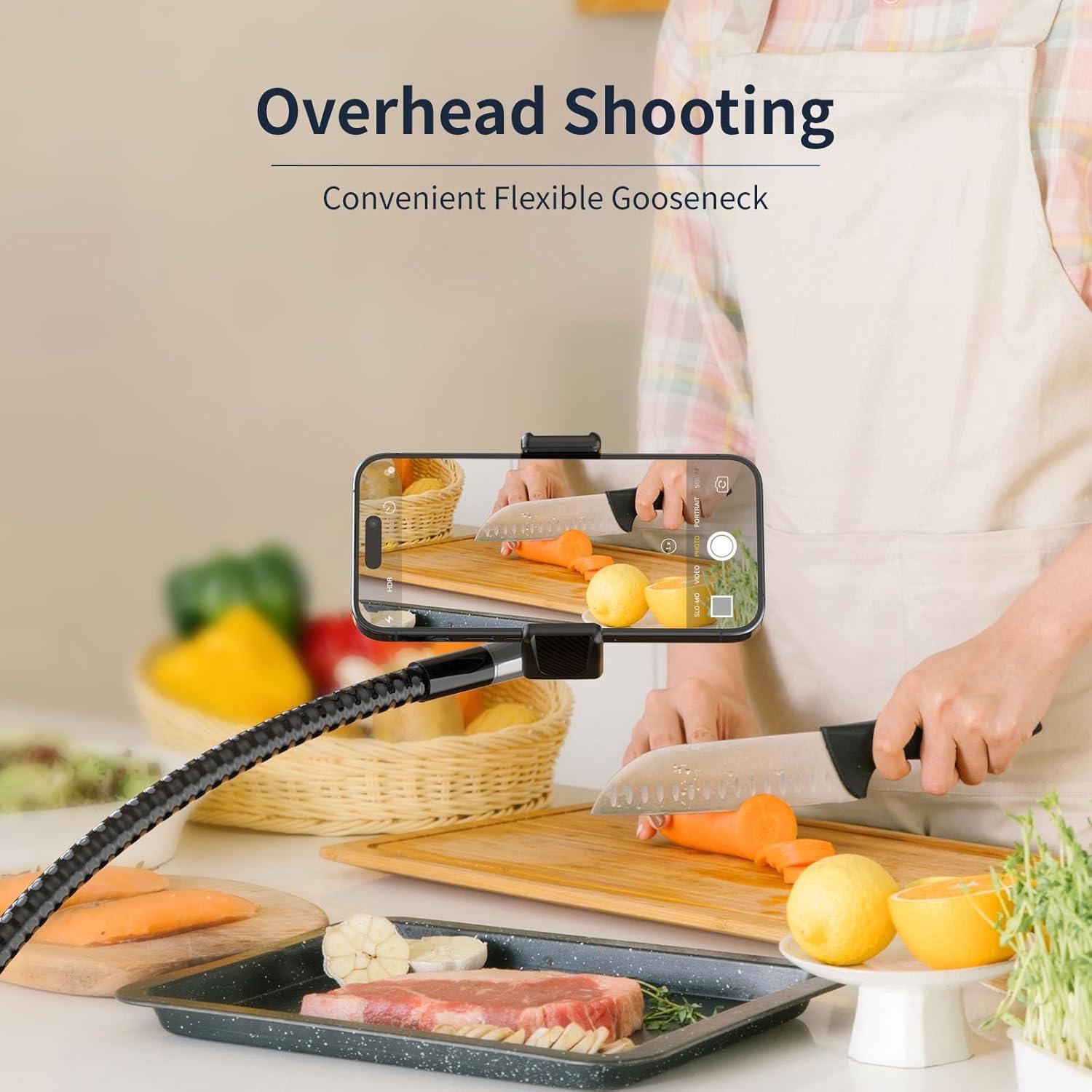 Trípode Alto Vimose para Teléfono 86" Ajustable y Flexible