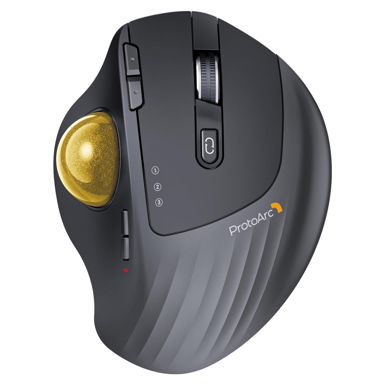 ProtoArc Ratón Trackball Inalámbrico EM01 NL Ergonómico