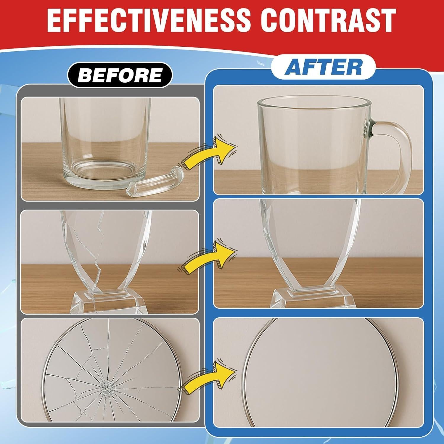 Pegamento de Vidrio Balldanlu 30g Transparente Secado Rápido