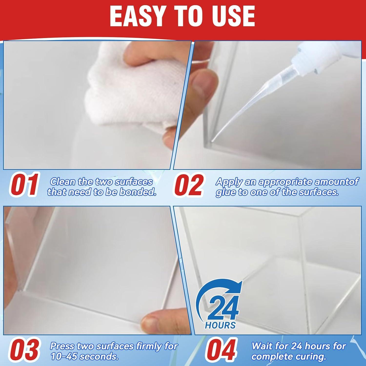 Pegamento de Vidrio Balldanlu 30g Transparente Secado Rápido