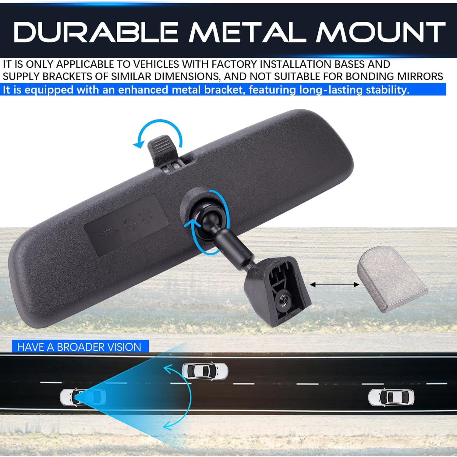 Espejo Retrovisor Universal MRELC 10.6" Ajuste para Autos