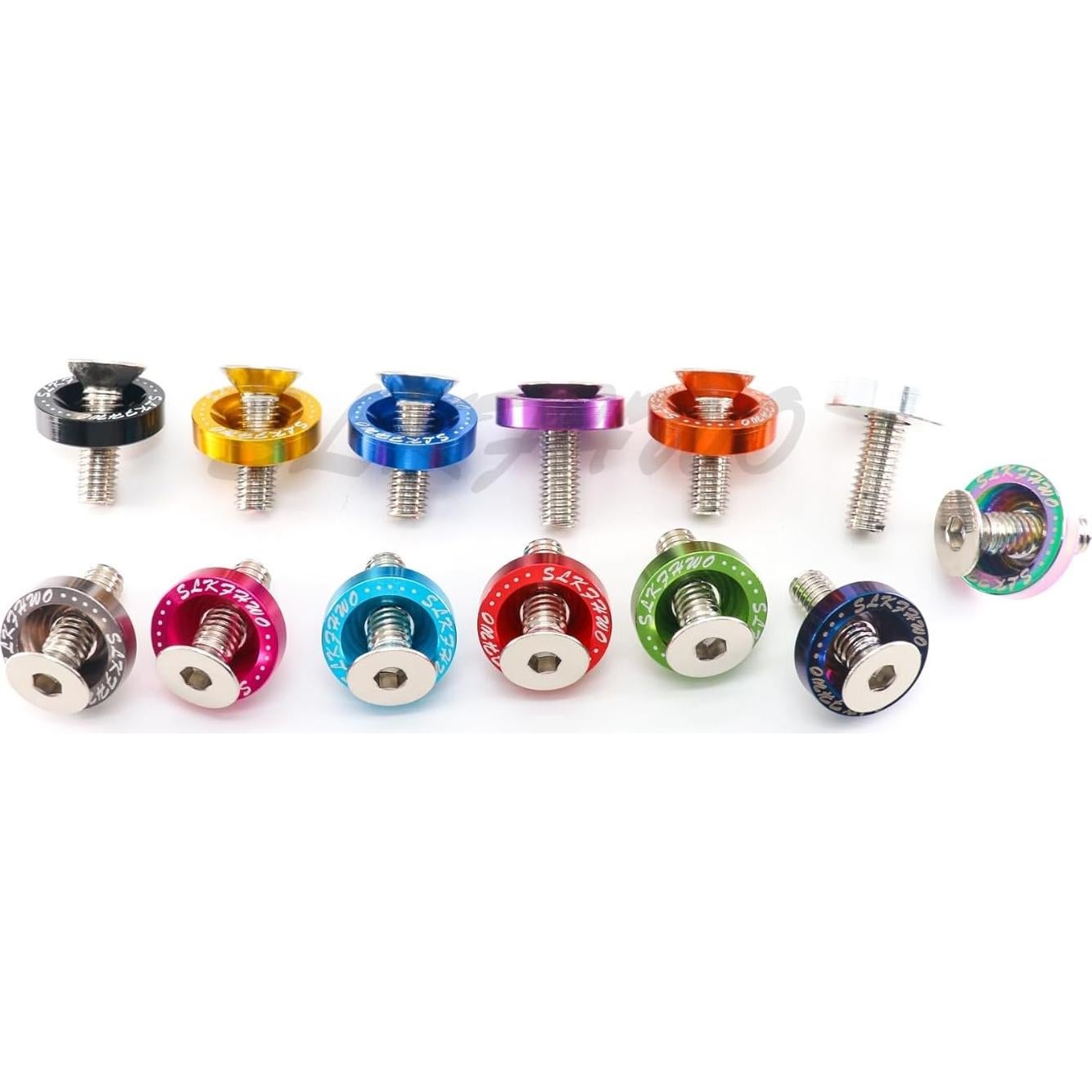 Arandelas de Aluminio 6063-T6 SLKFHWO 20 Piezas Verde CNC