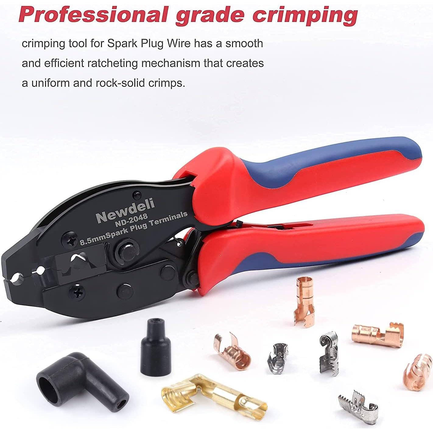 Juego de Crimpadora de Cables de Bujía Newdeli 25 Piezas