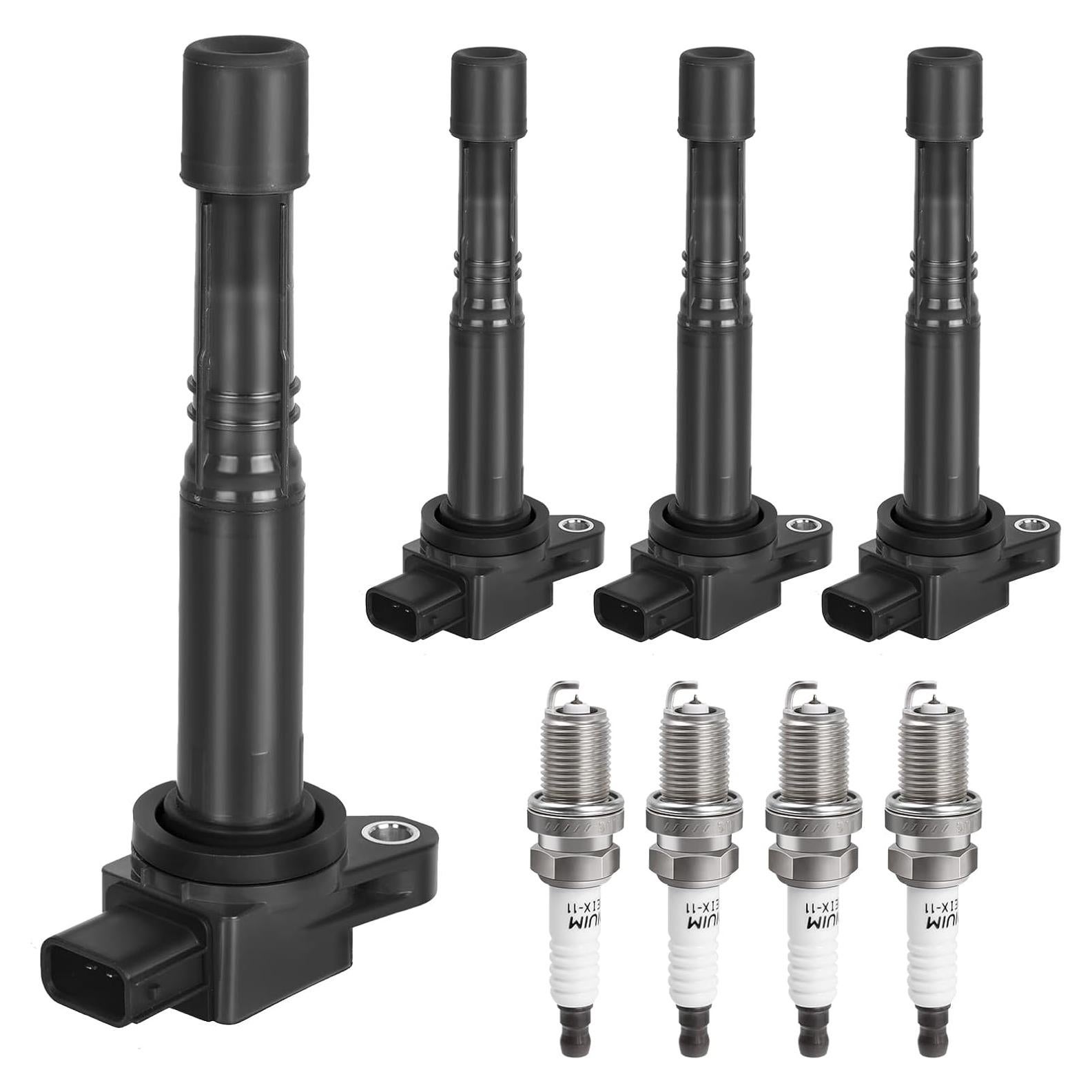 Paquete de bobinas de encendido y bujías NPAUTO UF-311 para Honda y Acura