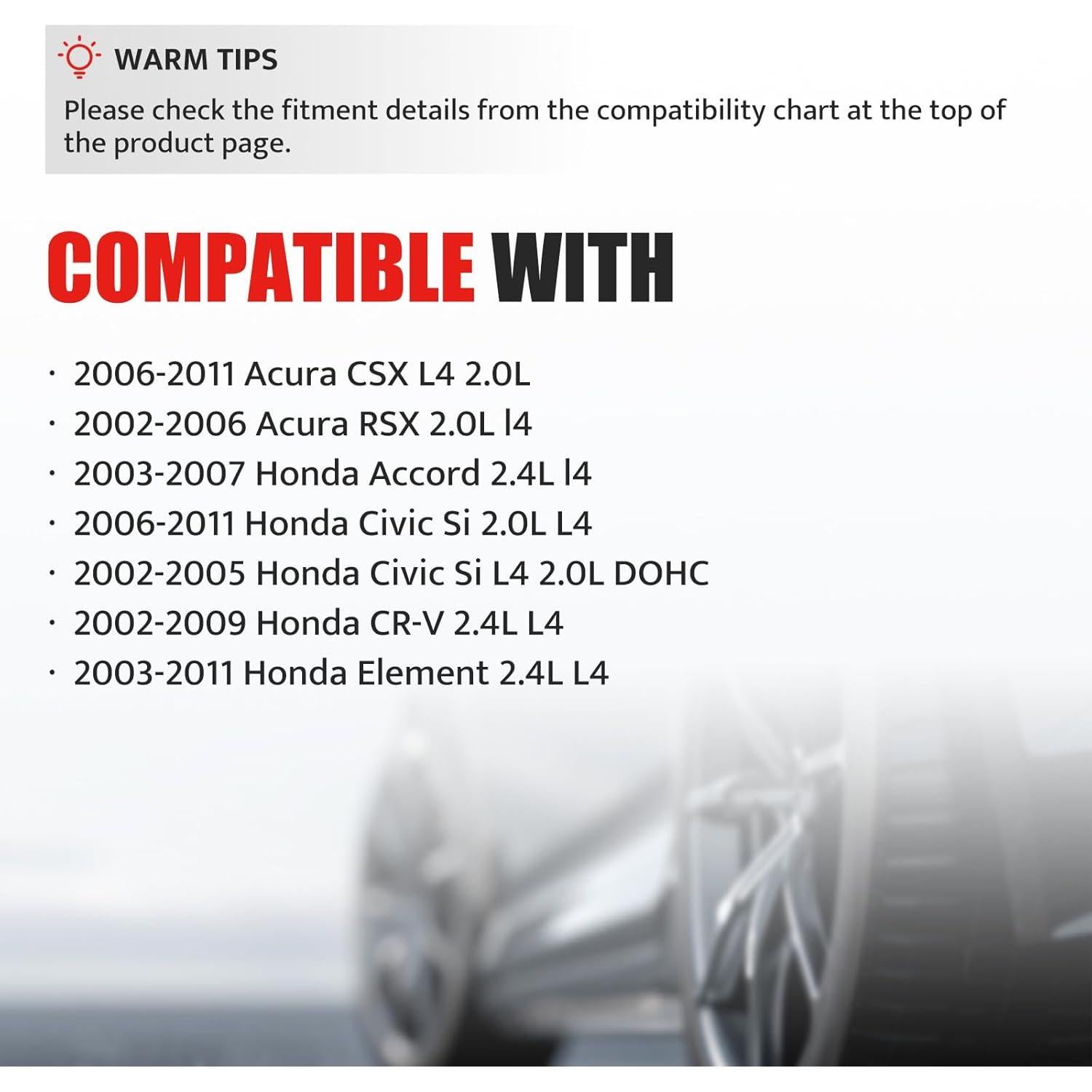 Paquete de bobinas de encendido y bujías NPAUTO UF-311 para Honda y Acura