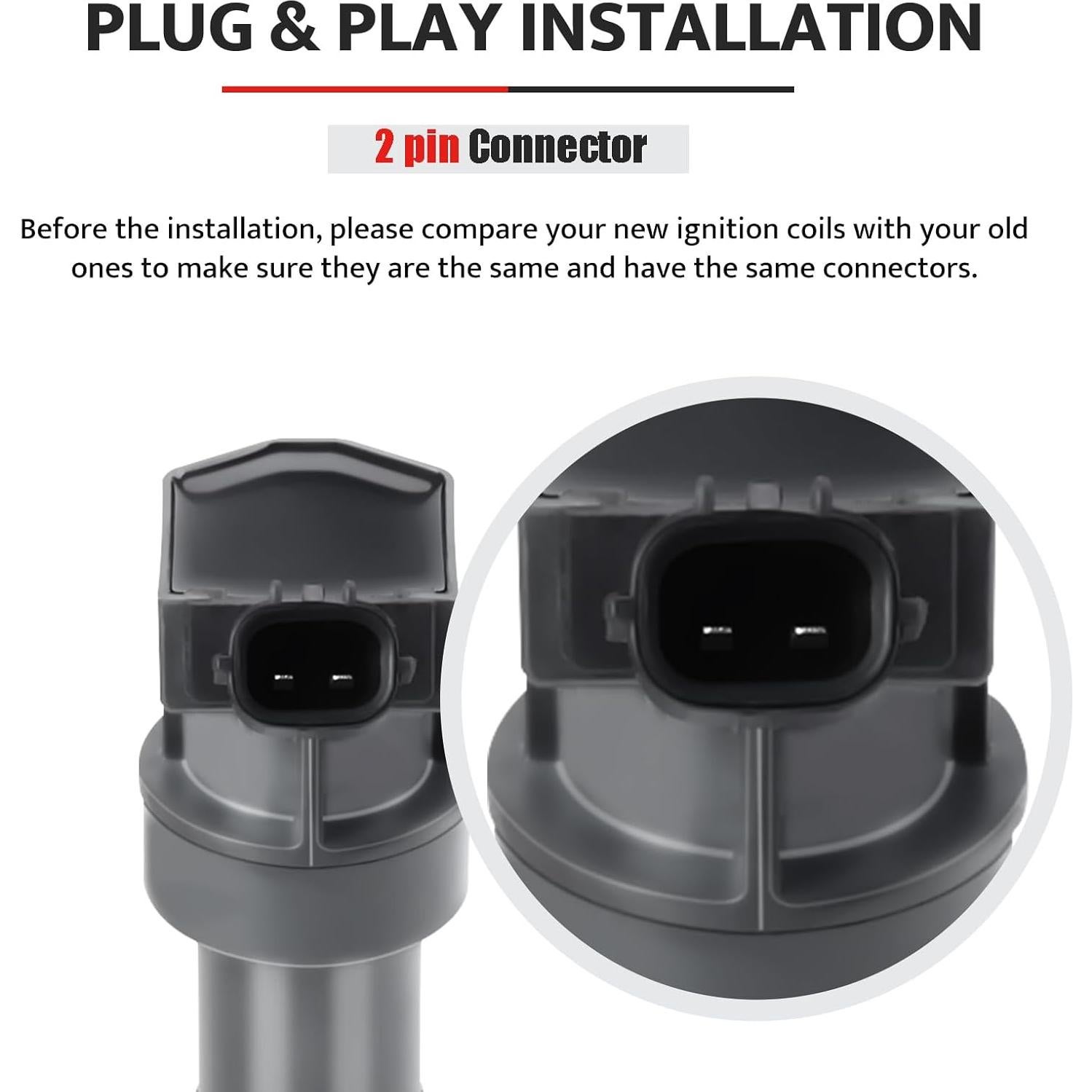 Juego de 4 Bobinas de Encendido y Bujías NPAUTO UF-611