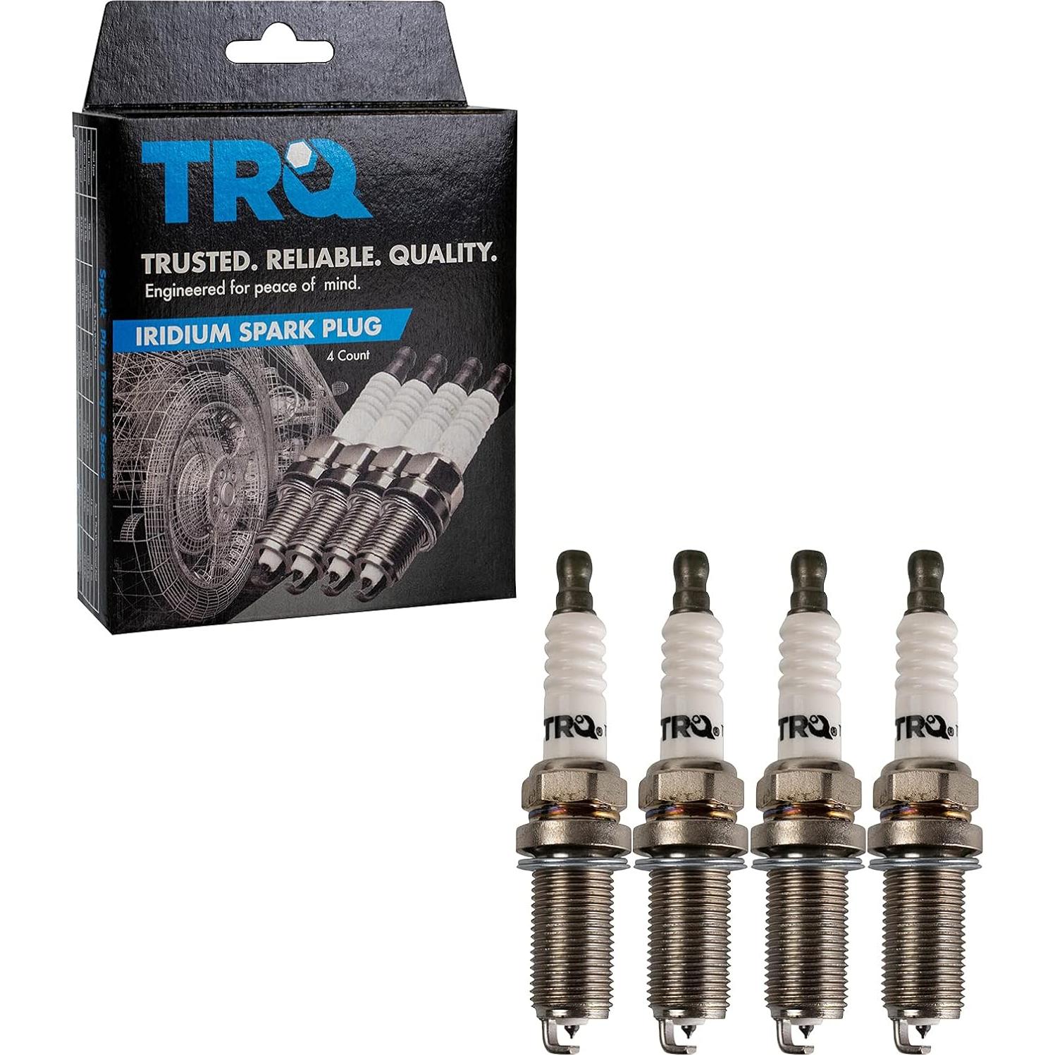 Juego de Bujías TRQ para Varios Modelos de Autos - 4 Piezas